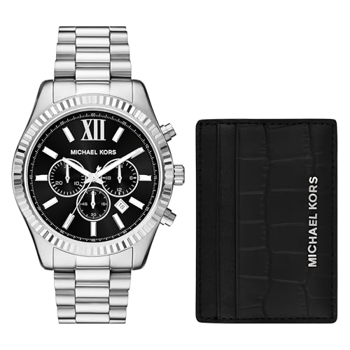 Silver/Black Wallet Gift Set