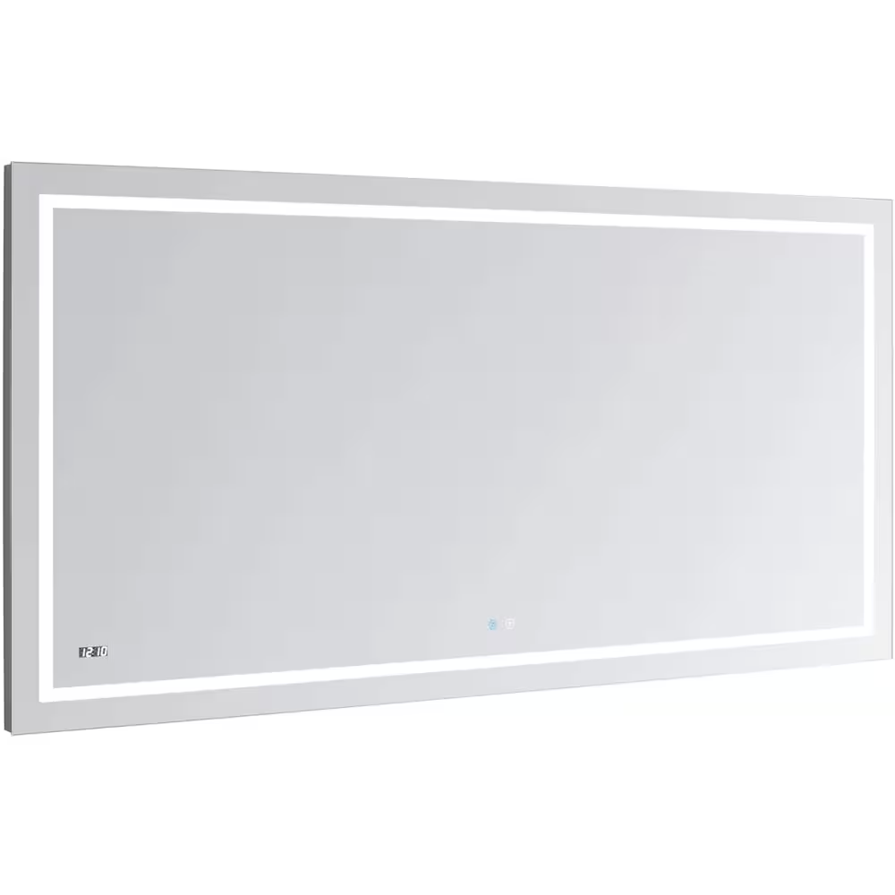 Aquadom Daytona 48x30 Inch LED Lighted Bathroom Mirror with Anti-Fog - Modern Vanity Mirror for Makeup, Shaving & Home Decor - Perfect for Bathrooms, Bedrooms & Dressing Rooms