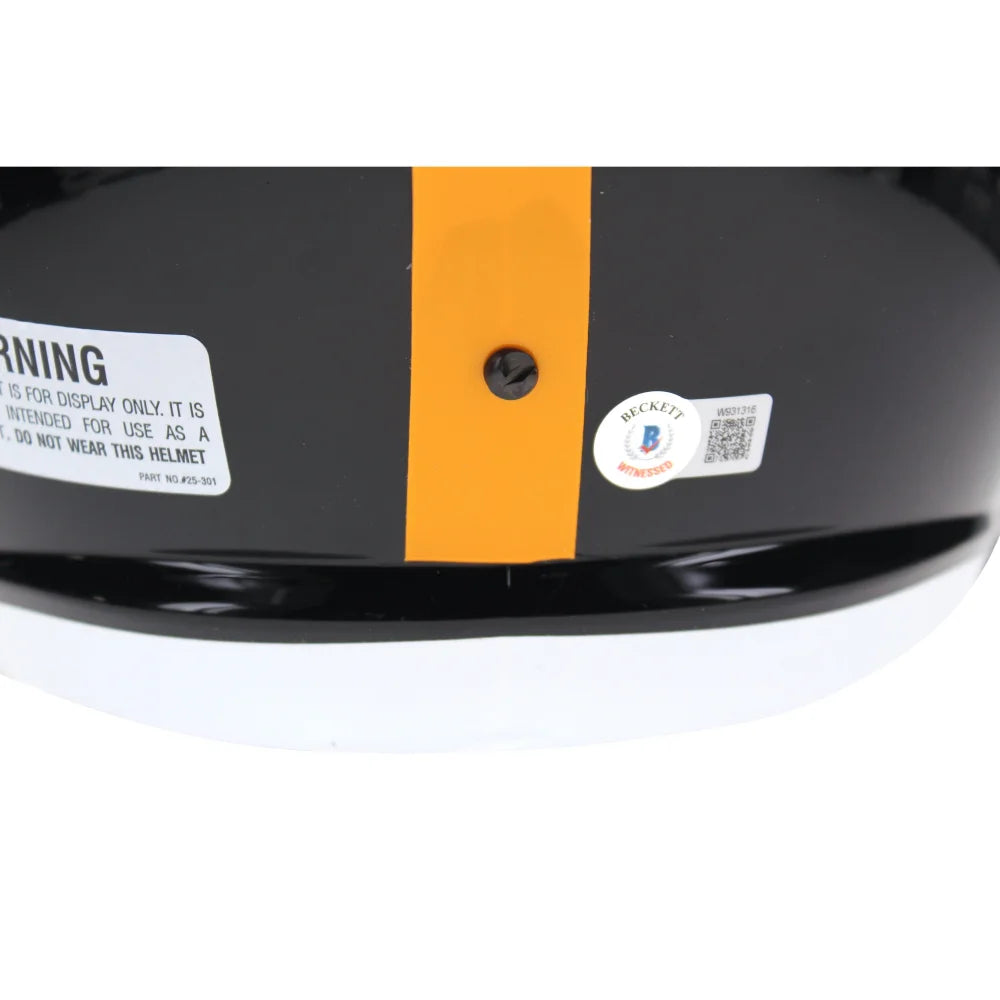 Joe Greene Autographed Pittsburgh Steelers Full Size Speed Helmet - BAS Certified Signed Football Collectible - Perfect for Sports Memorabilia Displays & Steelers Fan Gifts