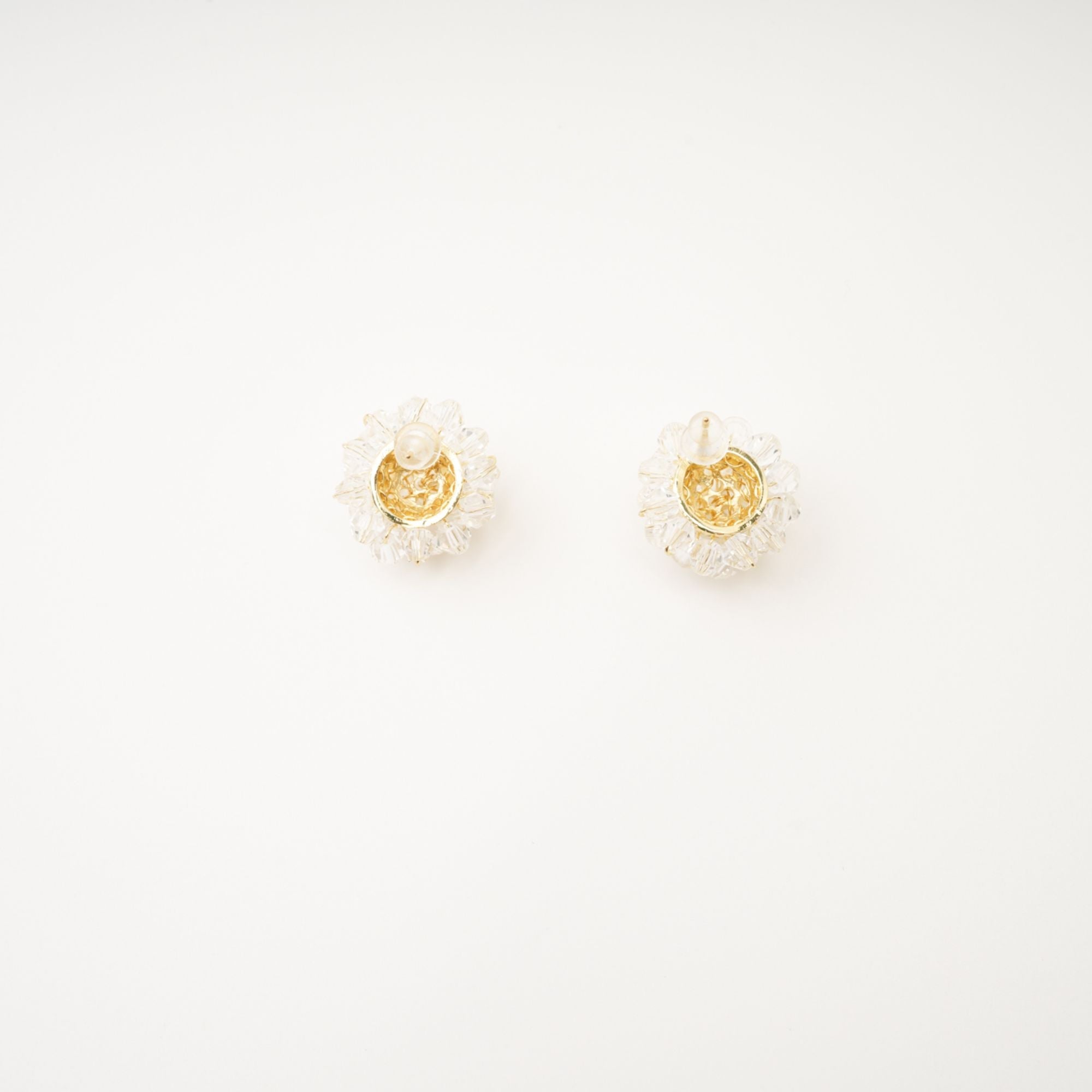 Beaded Flower Stud Earrings for Women - Handmade Boho Floral Jewelry - Perfect for Weddings, Parties & Everyday Wear