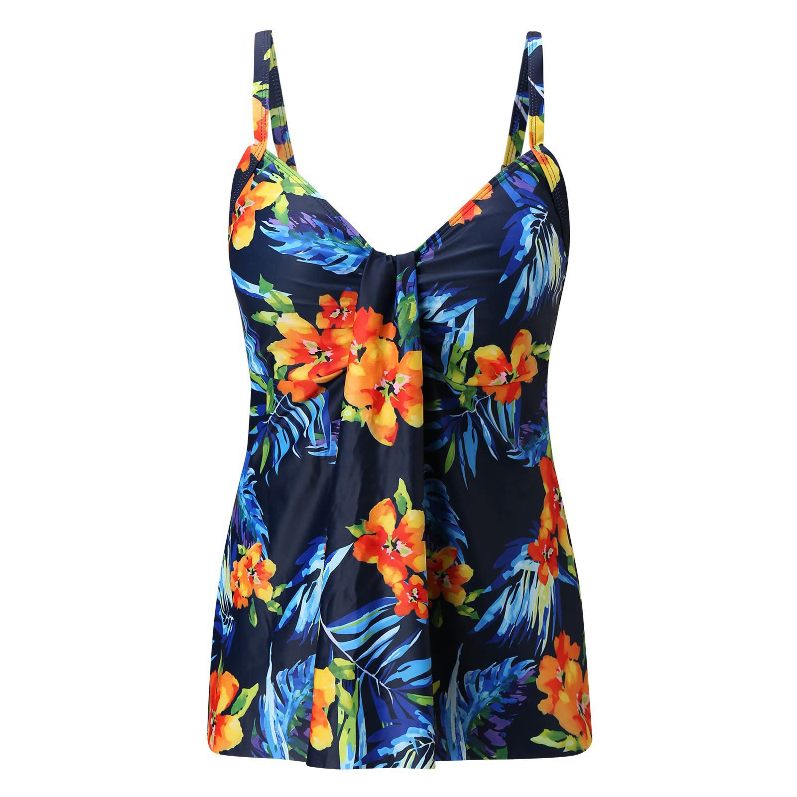 Jellian Women's Two Piece Printed Swimsuit with Removable Breast Pads - High Waist Bikini Set & Swim Shorts for Plus Size - Perfect for Beach, Pool & Summer Vacation