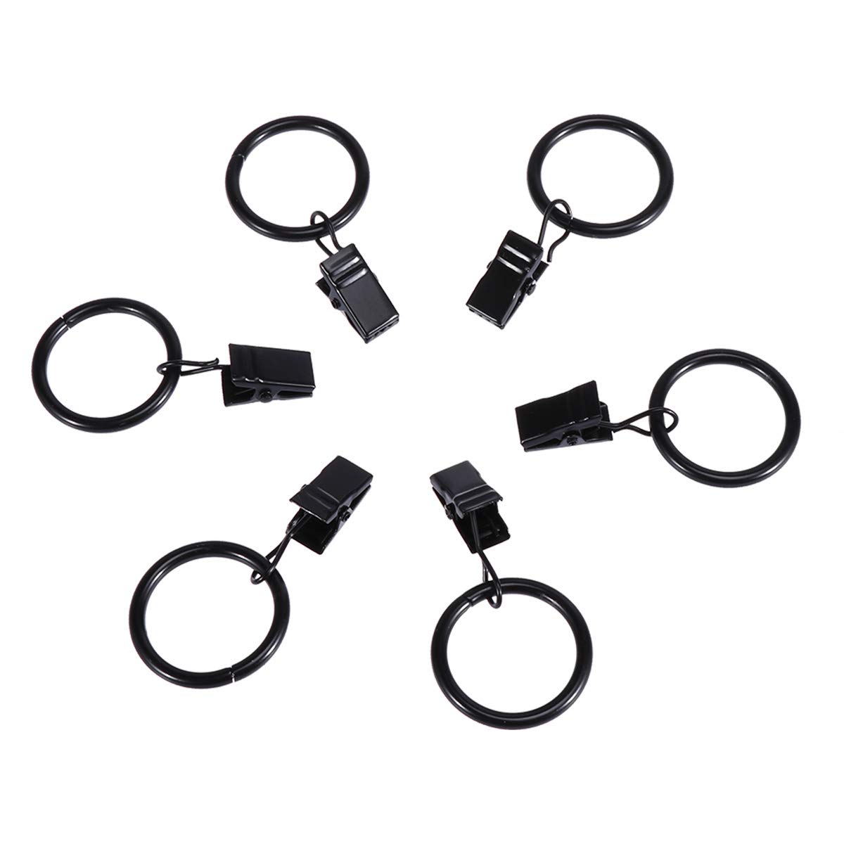 Premium Cabilock Shower Curtain Rings - 50 Pack Heavy Duty Drapery Hooks with 3.5