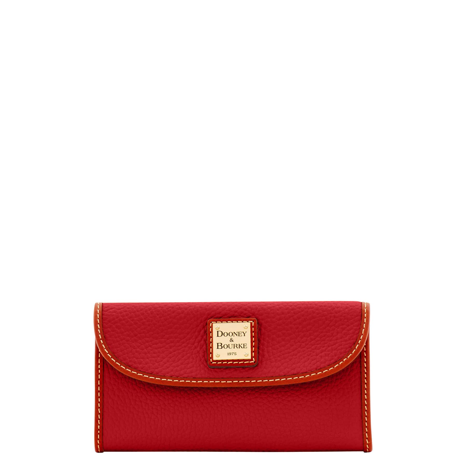 Dooney & Bourke Pebble Grain Continental Clutch Wallet for Women - Genuine Leather Zip Around Wallet with Multiple Card Slots - Perfect for Everyday Use, Travel & Business