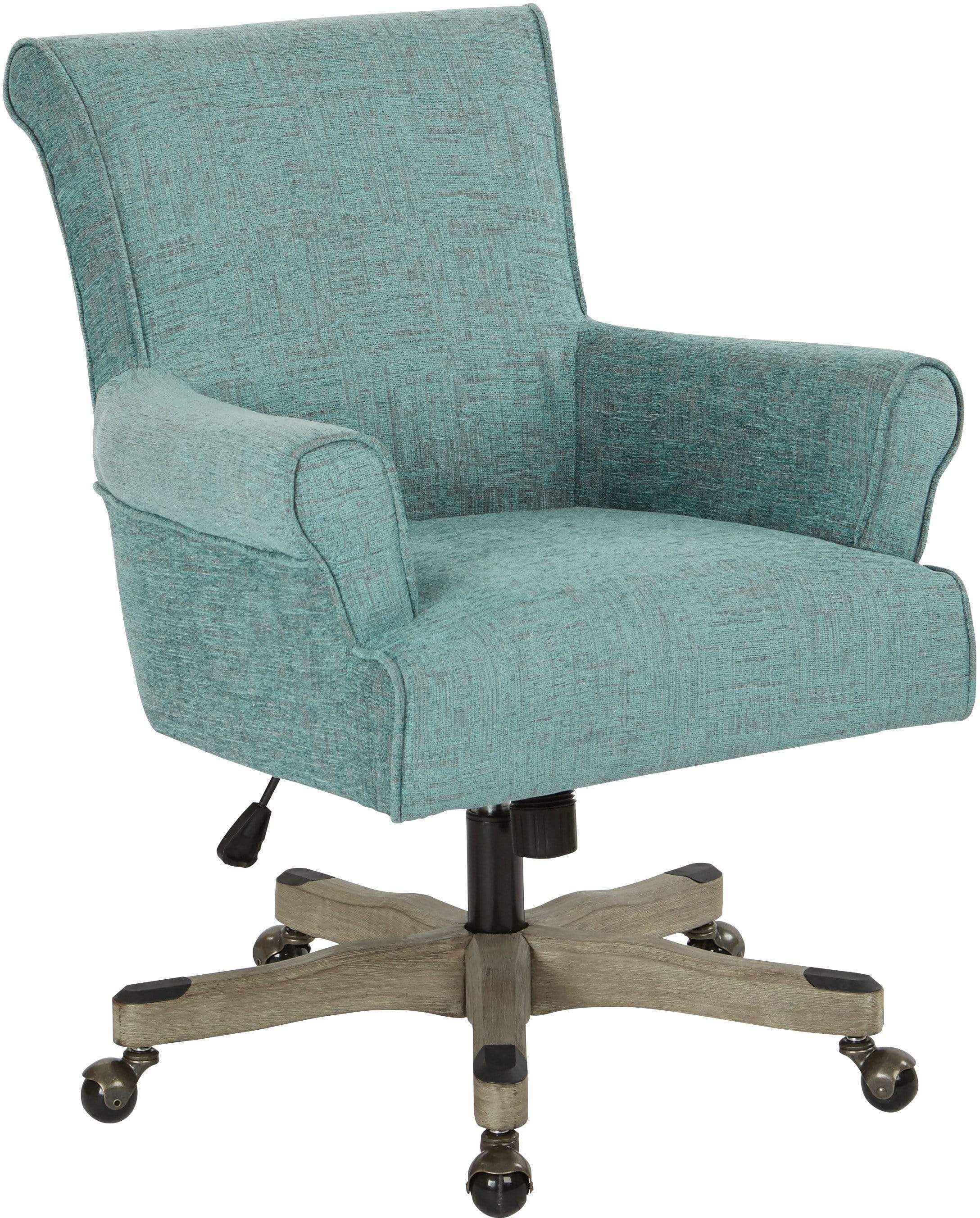 Ergonomic Office Chair - OSP Designs Megan High Back Executive Chair with Lumbar Support [MEGSA] - Perfect for Home Office, Gaming & Workspace Comfort