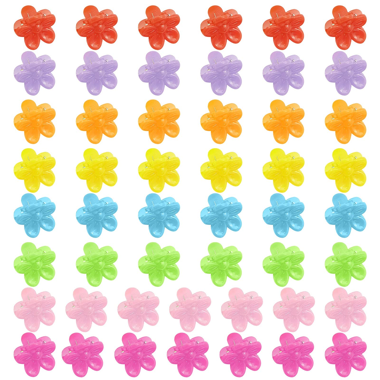 Stylish Baby Girls Hair Clips - Assorted Colors Jaw Barrettes for Kids & Women - Mini Hair Accessories for Thick Hair - Perfect for School, Parties & Daily Use (Color: D)