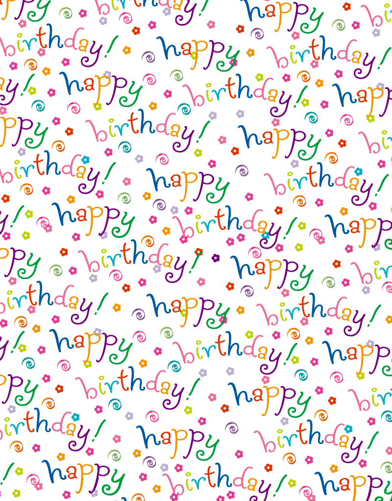 Happy Birthday Scalloped Tissue Paper - Decorative Party Supplies for Gift Wrapping, Crafts & DIY Decorations