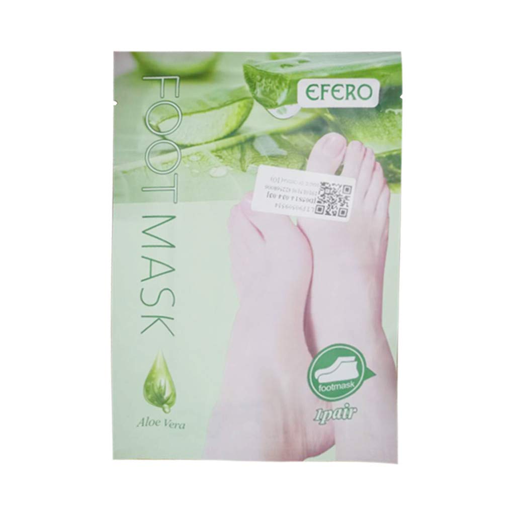35ML Exfoliating Foot Peel Socks for Soft Smooth Skin - 1 Pair Baby Soft White Socks with 40% Skin Care Cream - Perfect for At-Home Pedicure & Dead Skin Removal