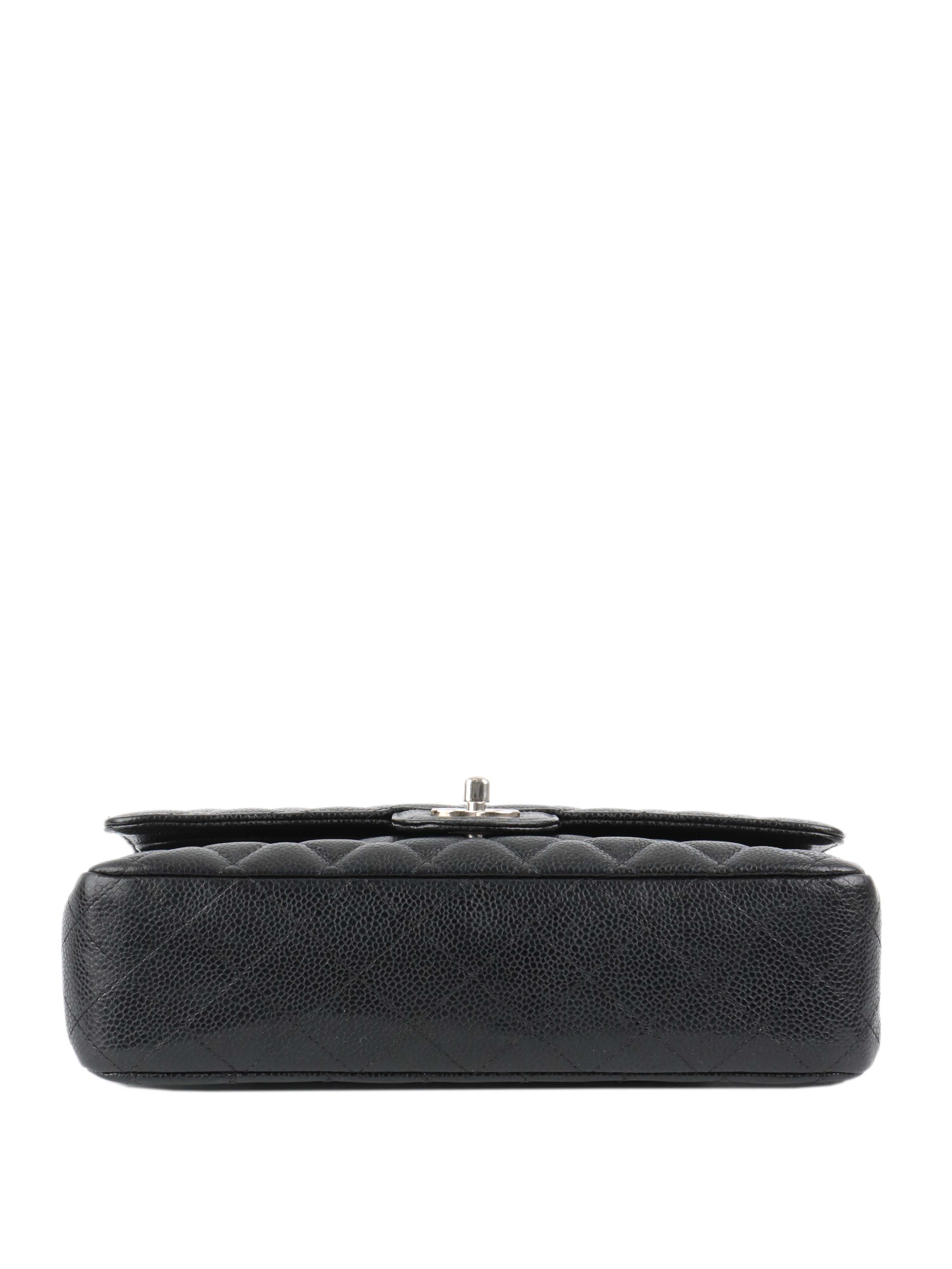 Chanel Medium Black Caviar Classic Flap Bag - Luxury Designer Handbag for Women | Perfect for Work, Evening Events & Everyday Use