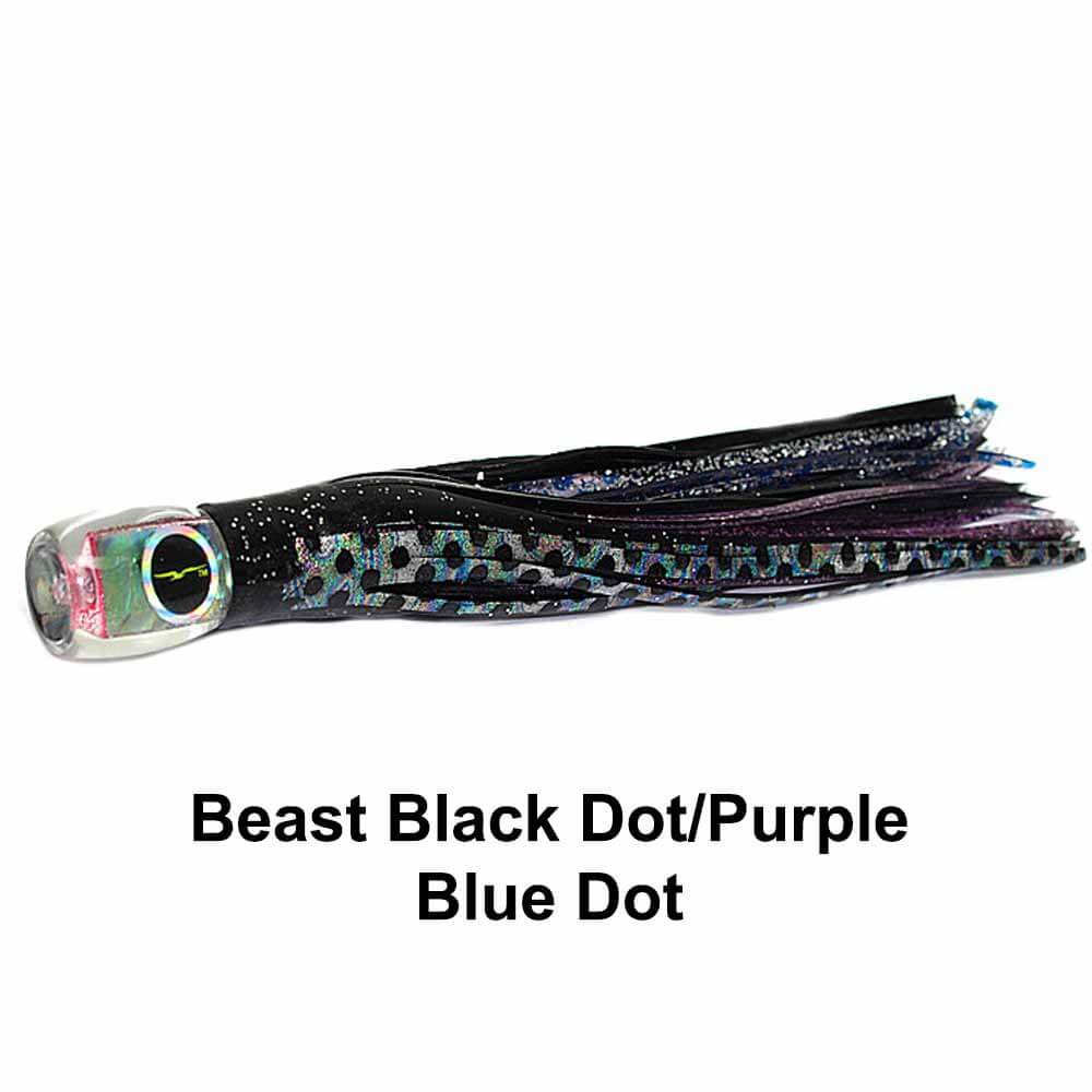 Black Bart Beast Trolling Lure - Premium Saltwater Fishing Lure for Big Game Fish - Perfect for Offshore Trolling & Deep Sea Fishing Adventures