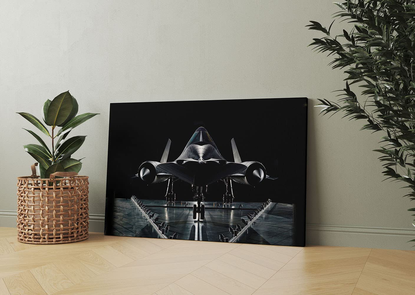 SR-71 Blackbird Military Aircraft Wall Art Poster - 16x24 Inch Aviation Decor for Home & Office - Perfect for Air Force Enthusiasts, Pilot Gifts & Man Cave Decor