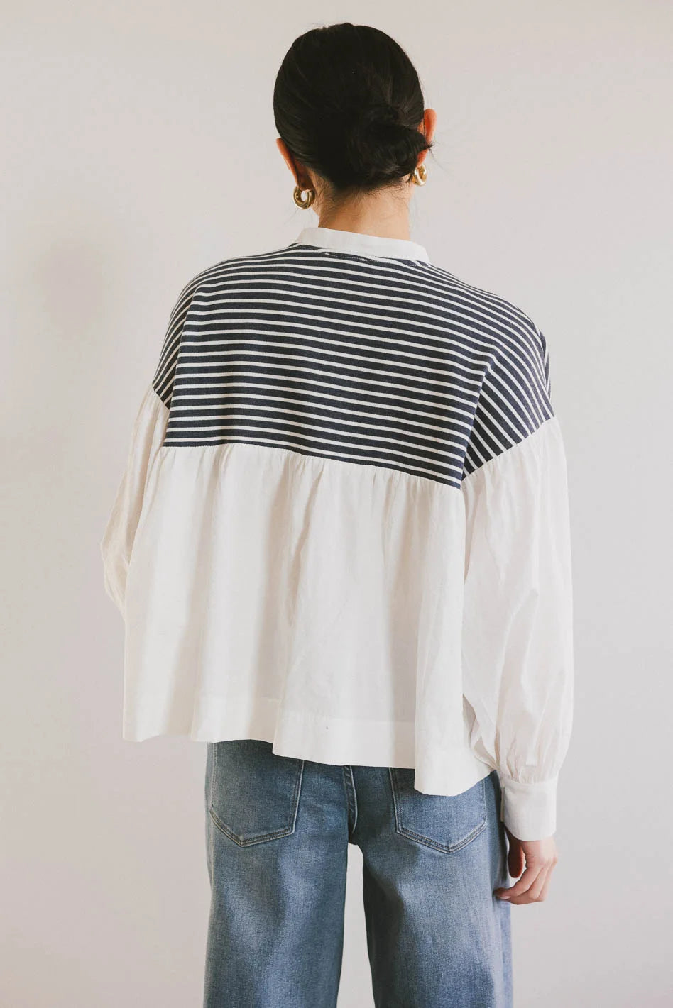 Anchor Striped Top for Women - Trendy & Comfortable Summer Blouse | Perfect for Beach Outings, Casual Wear & Office Outfits