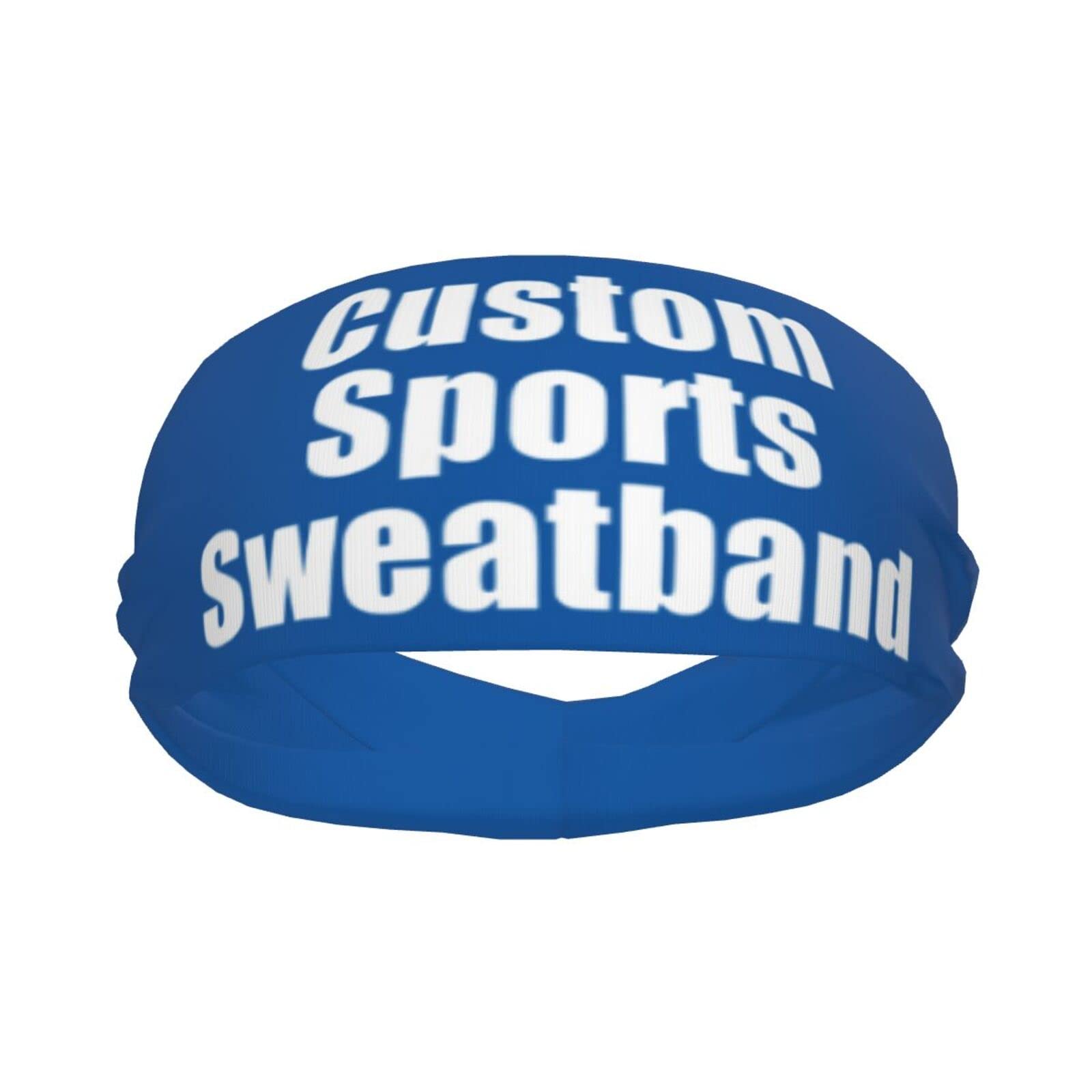 Custom Personalized Sport Headbands for Men & Women - Moisture Wicking Stretchy Sweatbands with Photo Printing - Ideal for Gym, Running, Cycling, Yoga, Basketball & Football - Stay Cool & Focused During Workouts