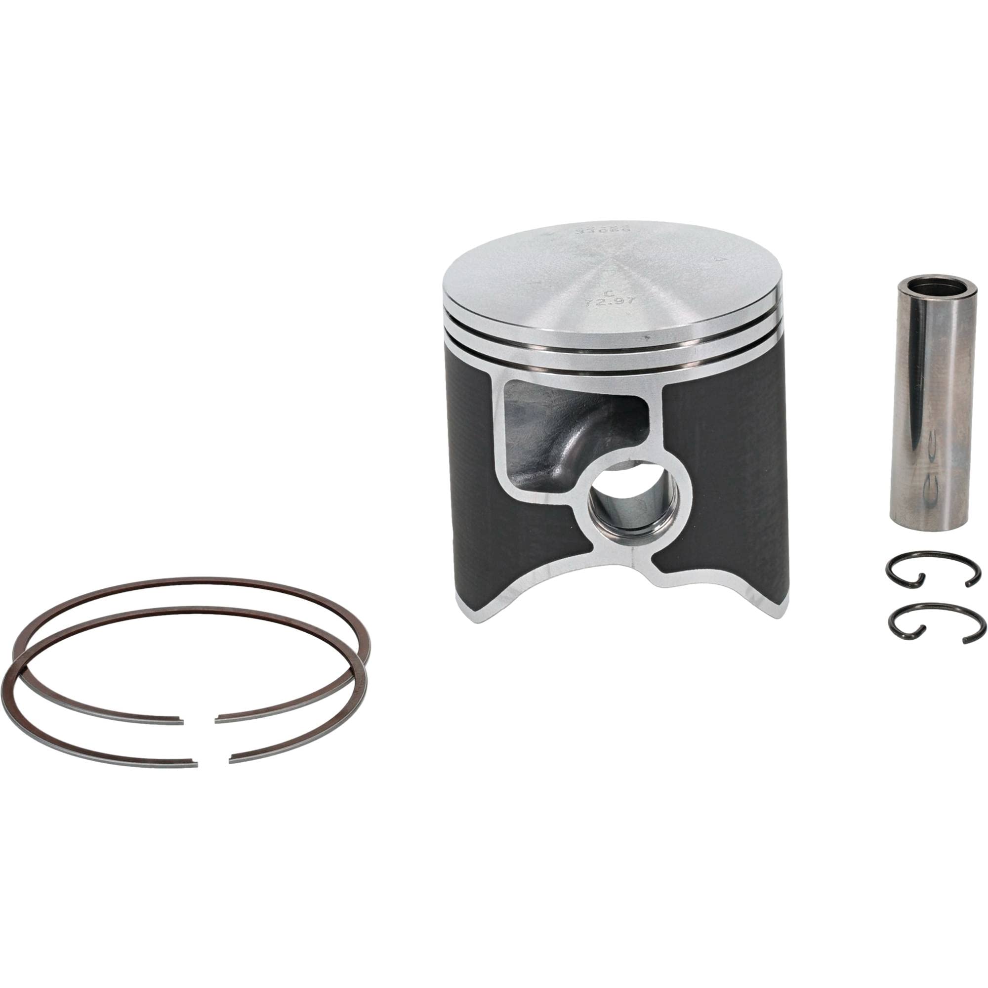 Vertex 24569C Cast Replica Piston Kit - Compatible with Beta RR 2T 300 & XTRAINER 300 (2022 Models) | STD Compression Ratio, 73mm Cylinder & 72.97mm Piston Diameter | Dirt Bike Engine Replacement Part for Off-Road Performance