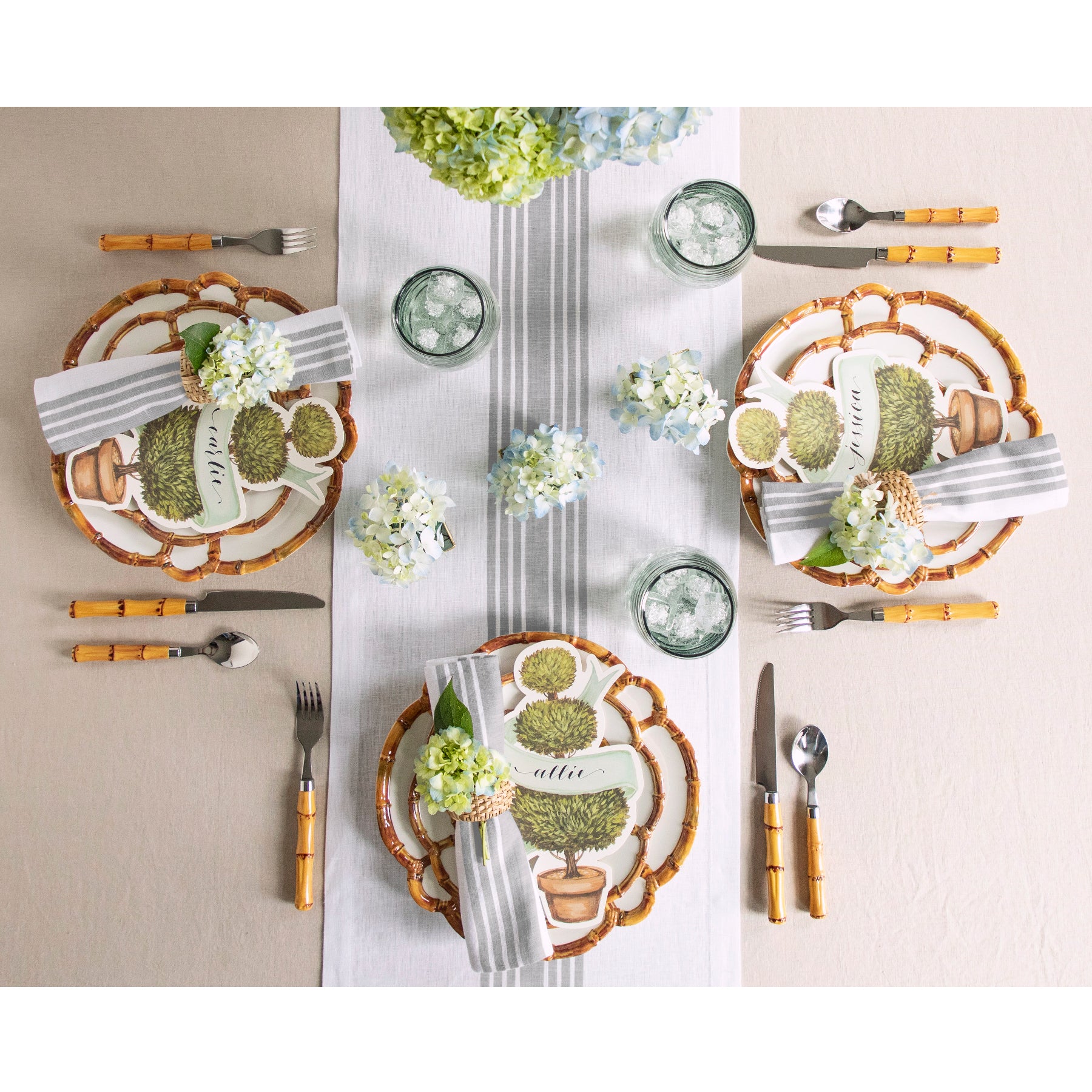 Farmhouse Style Cotton Napkins - Set of 4 for Dining, Kitchen & Party Decor - Rustic Table Linens for Everyday Use & Special Occasions