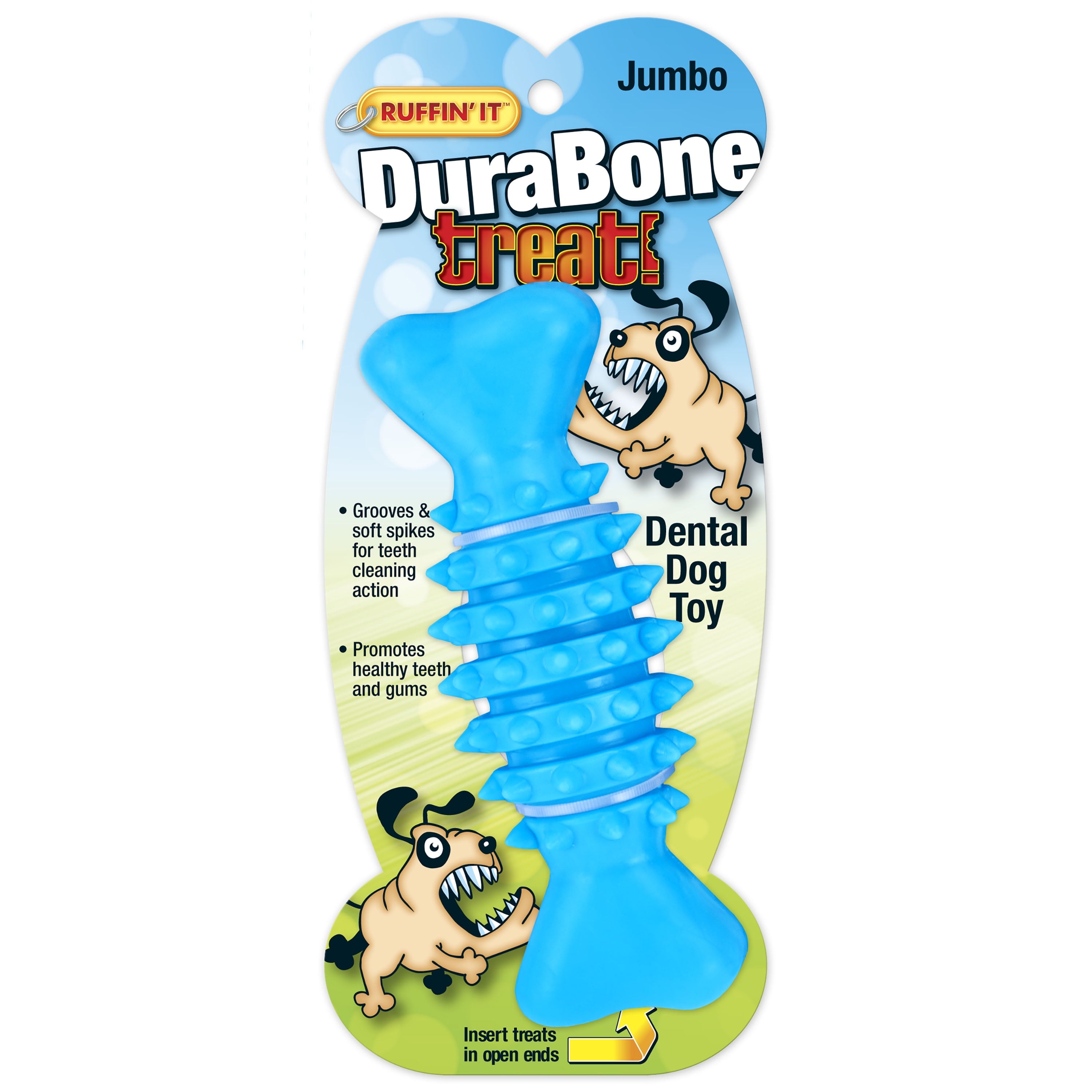 Durable Dog Bone Shaped Dental Chew Toy for Teeth Cleaning & Fresh Breath - Best for Aggressive Chewers & Puppy Teething Relief