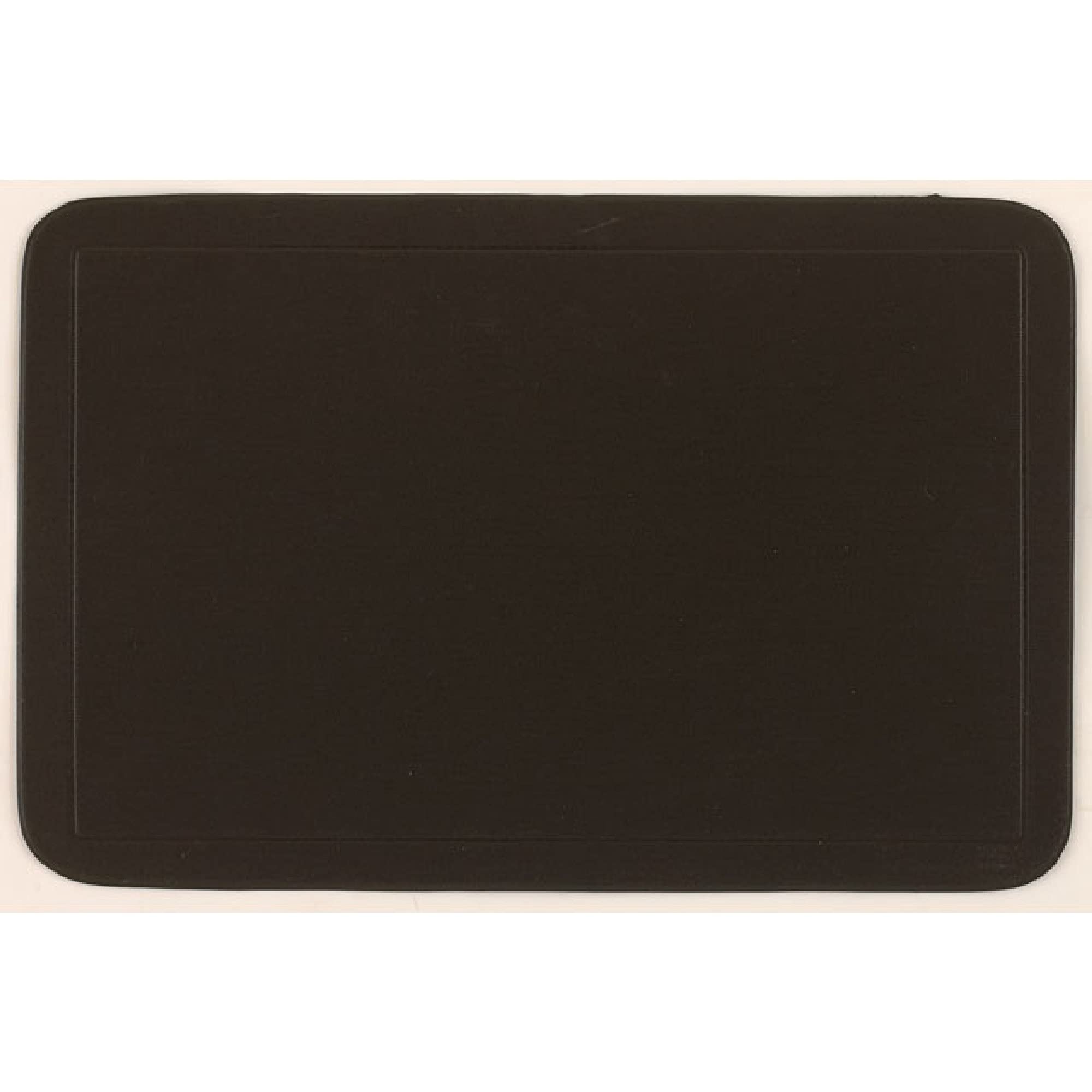 12-Pack Black Plastic Placemats for Dining Table - Waterproof & Durable Table Mats for Kitchen, Restaurant, and Outdoor Picnic Use