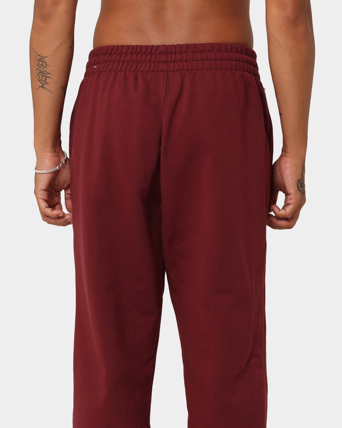 Adidas Originals French Terry Sweatpants for Men - Shadow Red | Comfortable Lounge & Workout Pants for Casual Wear & Gym