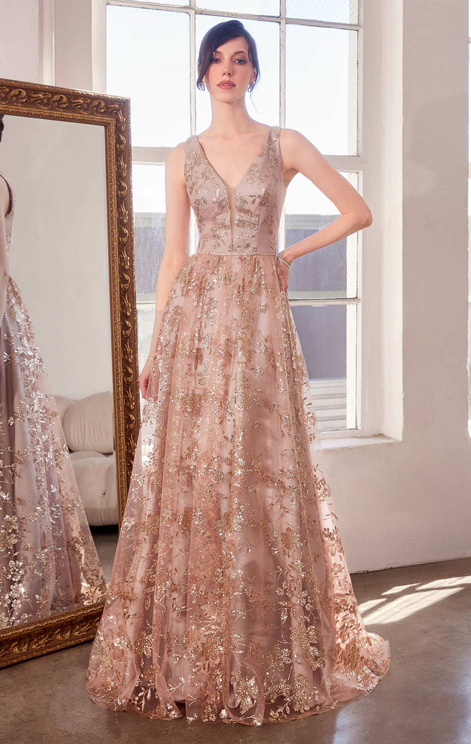 Elegant ARIELLE Glitter Tulle Gown for Women - Sparkly Evening Dress for Prom, Wedding & Special Occasions