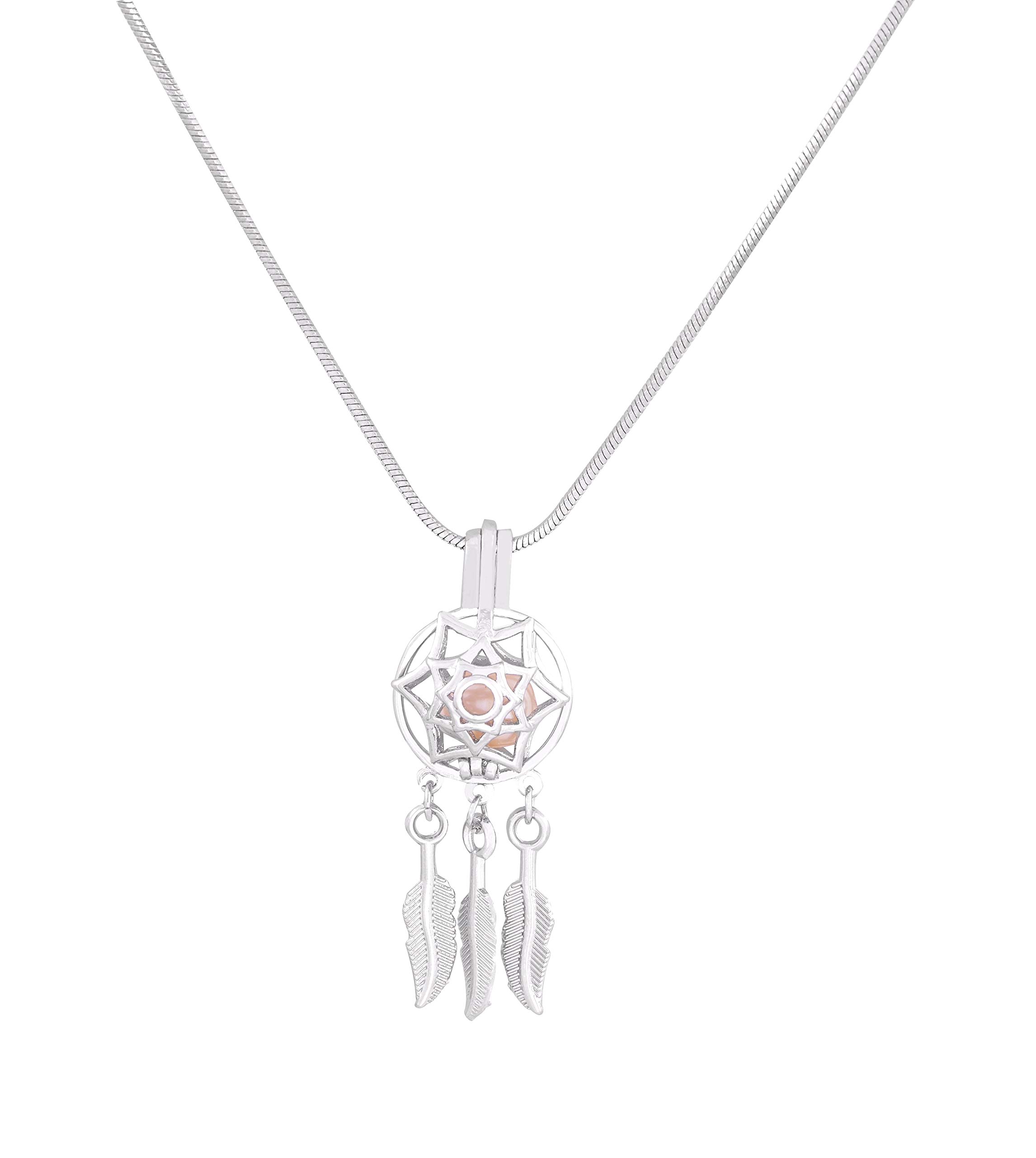 10PCS White Gold Plated Pearl Pendant Necklace for Women - Jewelry Making & Aromatherapy