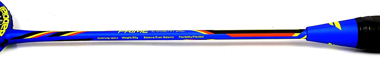 Babolat Prime Essential Graphite Badminton Racket (Blue) - Lightweight & Durable for Professional & Recreational Players - Perfect for Tournaments, Training & Casual Play