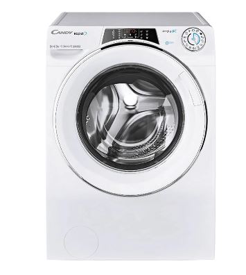Candy RO16106DMCE 10KG Front Load Washing Machine with Inverter Technology - Fast & Energy Efficient for Small Apartments, Laundry Rooms & Eco-Friendly Homes