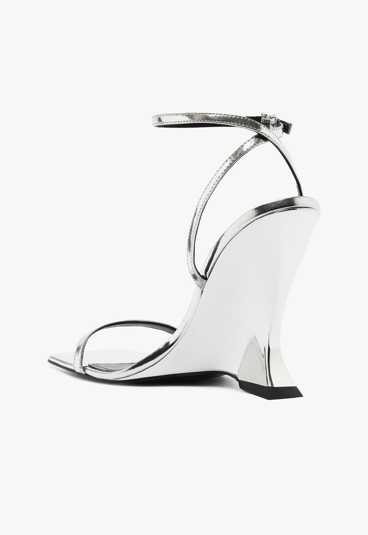 Siena Specchio Leather Sandal - Women's High Heel Dress Sandals for Weddings & Evening Events | Comfortable & Stylish Leather Straps for Parties & Special Occasions
