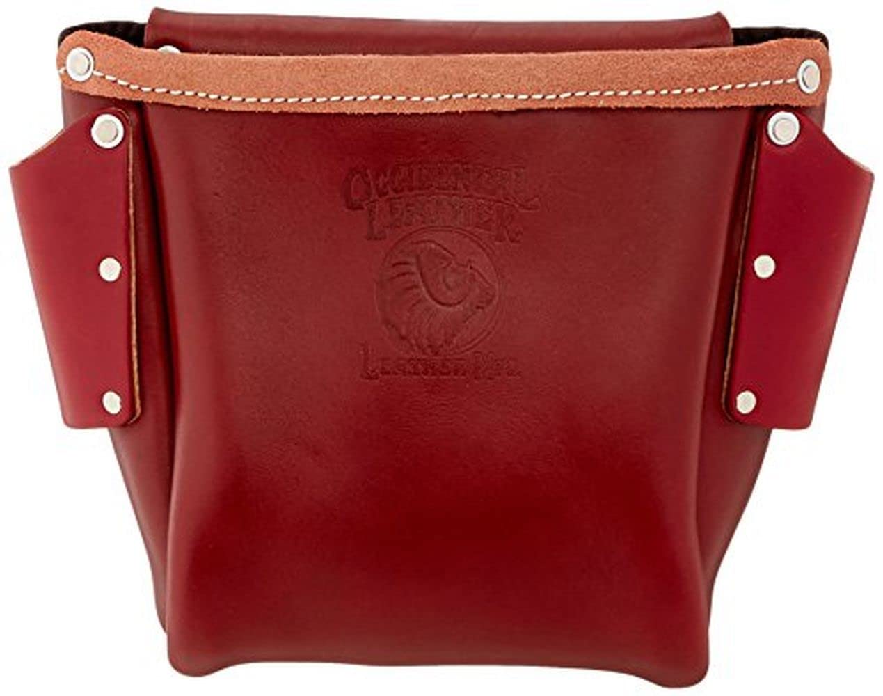 Occidental Leather 9920 Iron Worker's Leather Bolt Bag - Heavy Duty Tool Pouch for Construction, Electrical Work & DIY Projects - Perfect for Carpenters, Electricians & Handymen