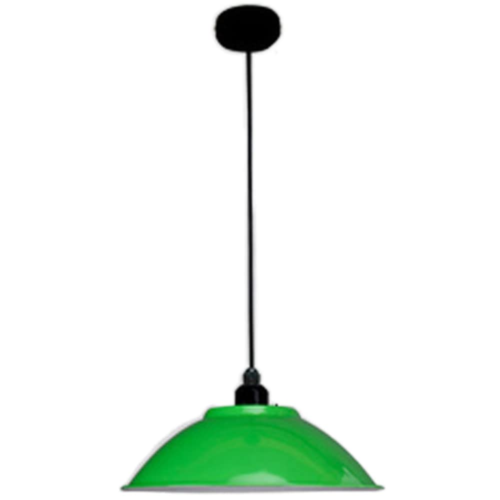 Vintage Industrial Metal Pendant Ceiling Light - Modern Farmhouse 1-Light Hanging Lamp for Dining Room, Bedroom, Restaurant & Cafe Decor | Rustic Country Style Lighting Fixture for Kitchen Island, Bar Counter, Entryway
