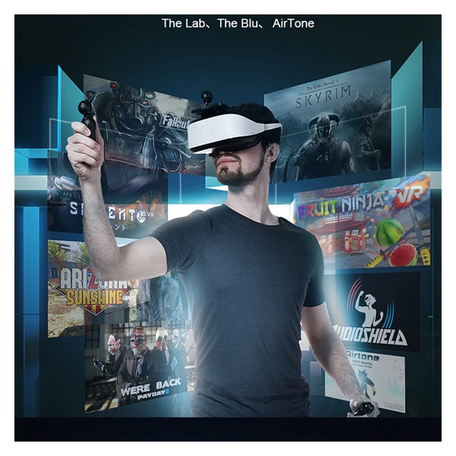E3 3D VR Headset for PC & Laptop - 2.5K HD Resolution, Adjustable IPD, 110° FOV with Realistic 3D Effects | Perfect for Gaming, Virtual Tours & 3D Movies