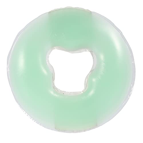 **ANGGREK Silicone Face Pillow - Soft Massage Cushion for Relaxation & Skin Care - Light Green - Perfect for SPA, Beauty Salon & Home Use**