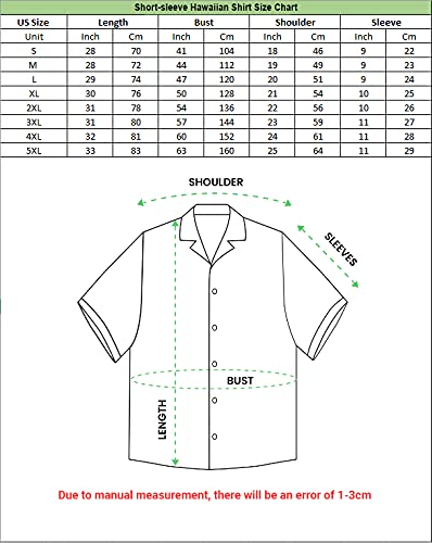 Stylish Tropical Hawaiian Shirts for Men & Women - Animal Print Short Sleeve Button Down Shirts Set of 40 - Perfect for Beach Vacations, Summer Parties & Luau Events