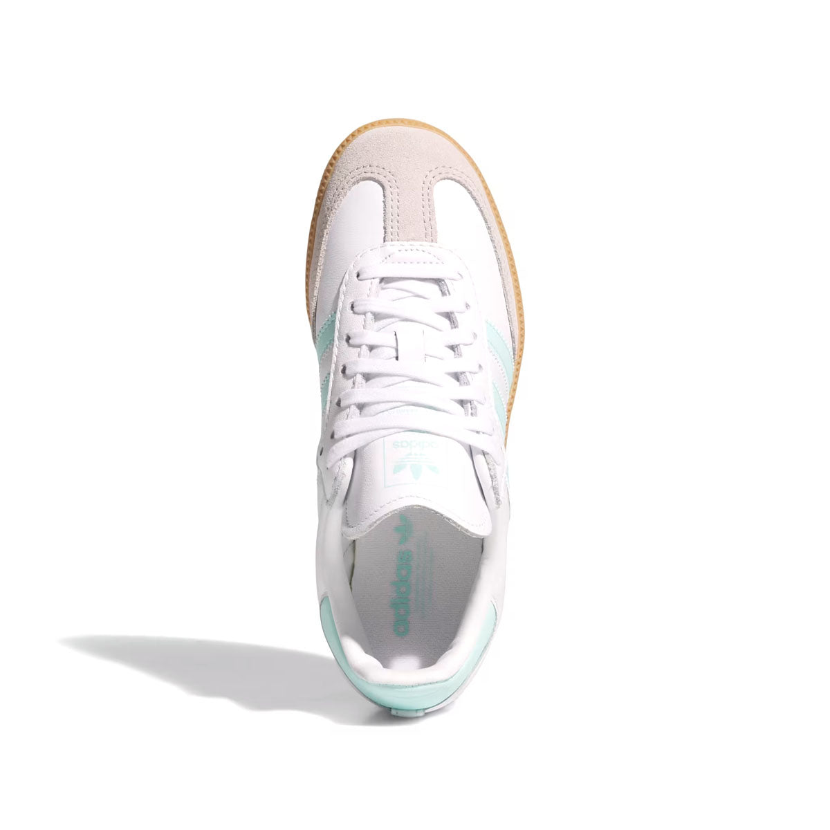 Kids Samba OG Sneakers - Cloud White Semi Flash Aqua - Comfortable & Stylish Shoes for Boys & Girls - Perfect for School, Sports & Casual Wear
