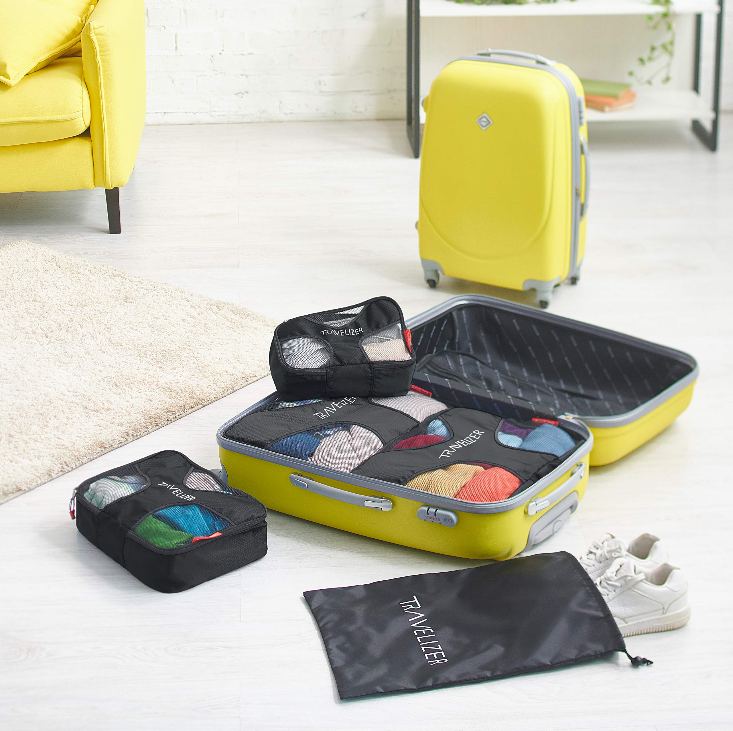 5-Piece Travel Packing Cubes Set - Lightweight Luggage Organizers for Suitcases & Backpacks | Perfect for Business Trips, Vacations & Weekend Getaways