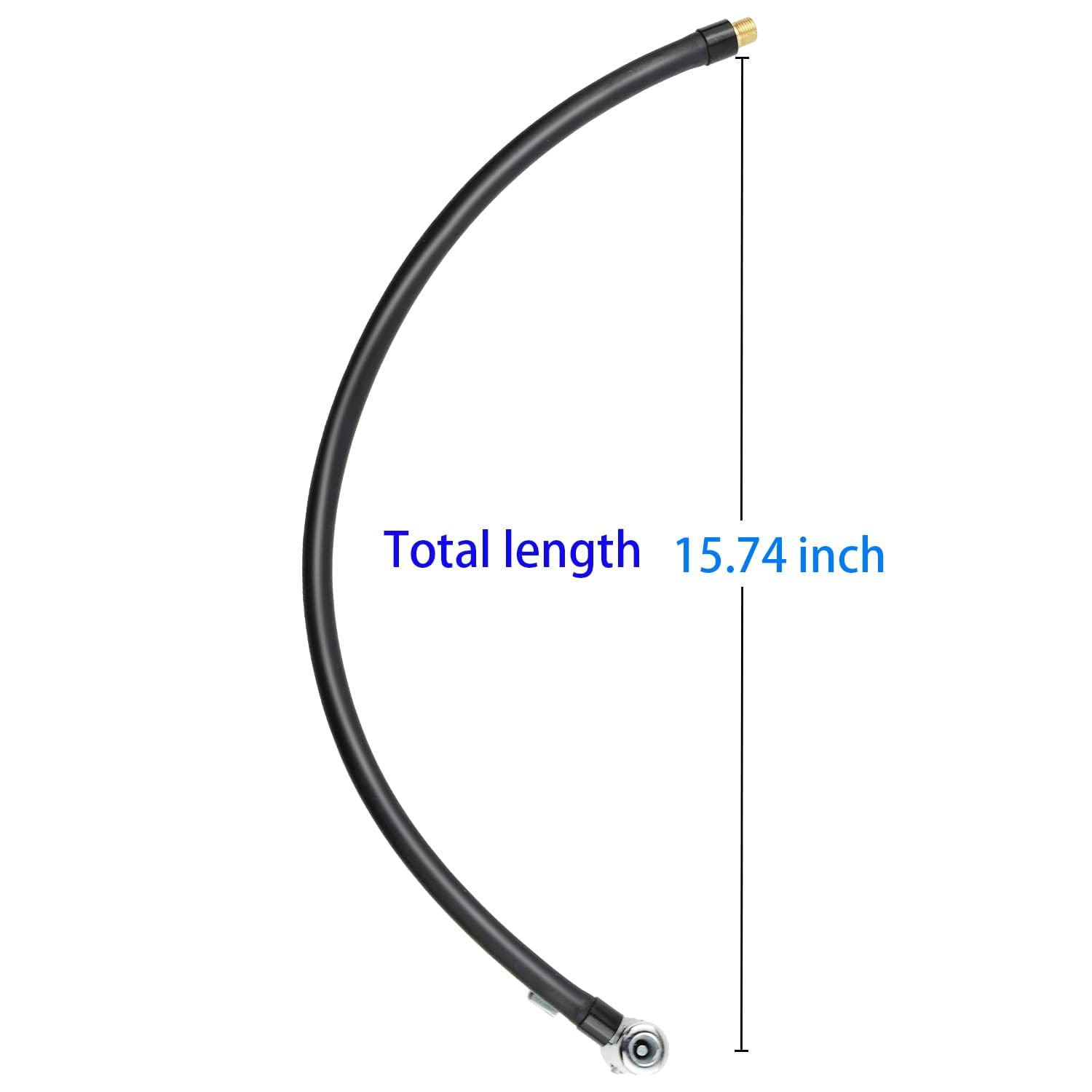RUKUHOT Tire Inflator Extension Tube - Universal Air Compressor Hose Adapter with Quick Inflation Chuck for Car, Bike, Motorcycle - Perfect for Roadside Emergencies & Home Garage Use