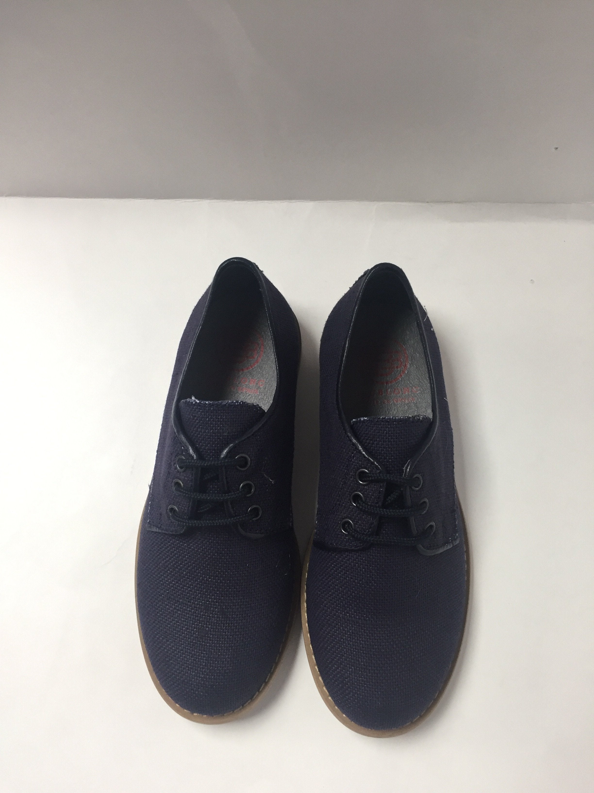 Blublonc Blue Linen Dress Shoes for Men - Comfortable Formal & Business Oxford Shoes - Perfect for Office, Wedding & Special Occasions