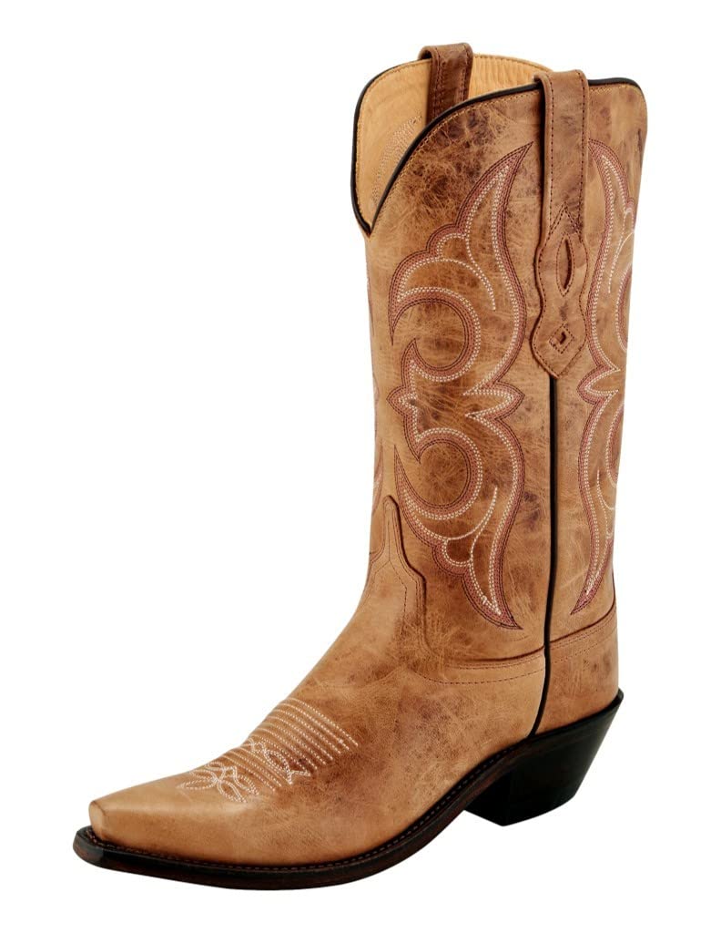 Authentic Old West Cowboy Boots LF1596 - Genuine Leather Western Boots for Men & Women | Perfect for Rodeo, Country Dancing & Western Fashion