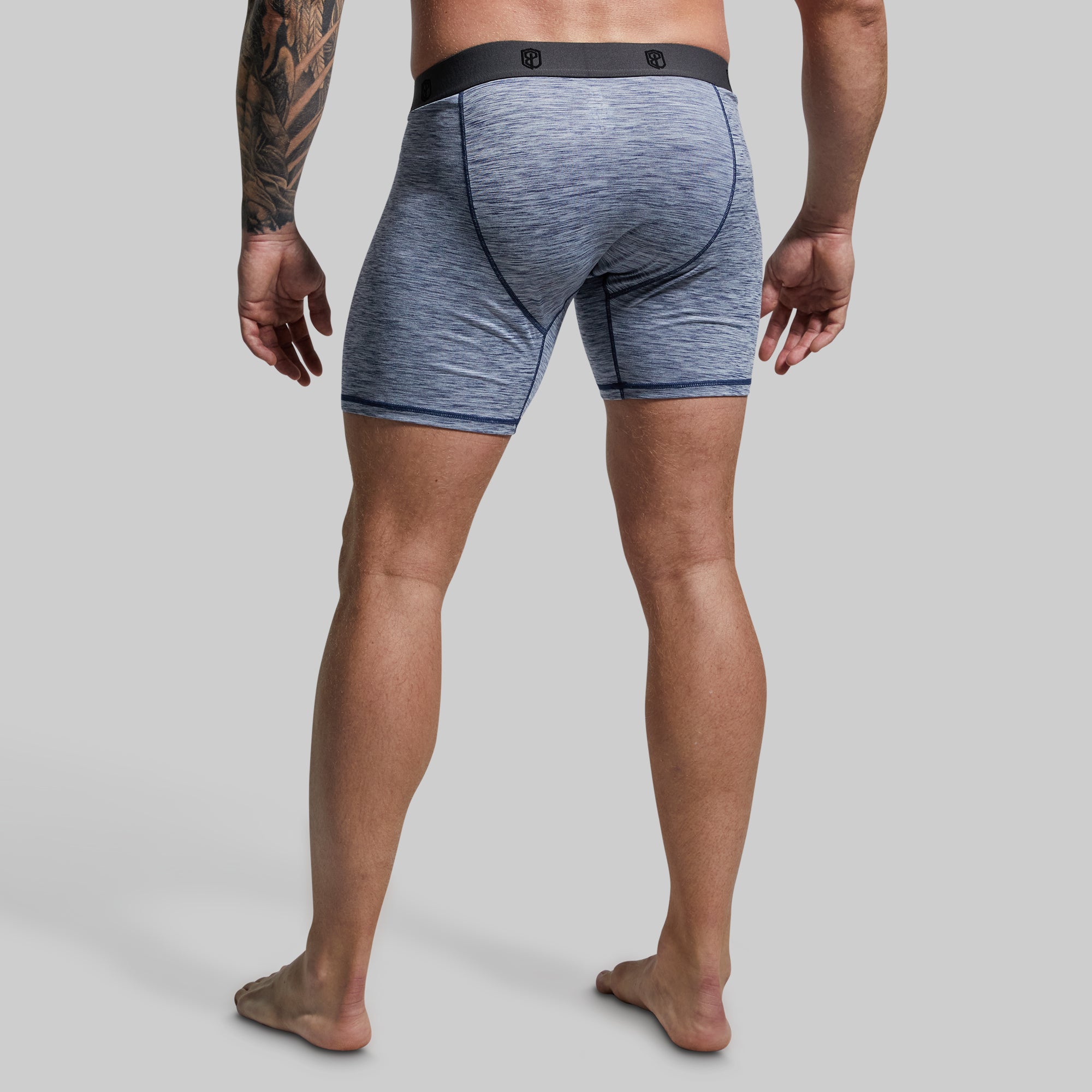 Ball Paradise Boxer Briefs for Men - Soft Breathable Cotton Underwear (Ocean Blue) - Perfect for Workout, Running & Daily Comfort