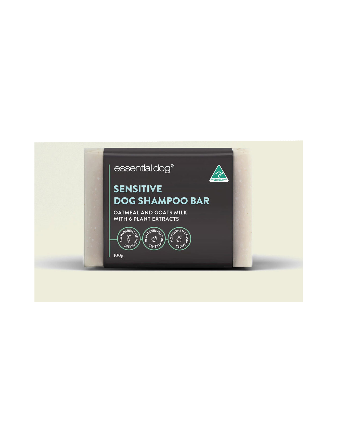 Natural Hypoallergenic Dog Shampoo Bar for Sensitive Skin - Gentle Oatmeal & Aloe Formula - Perfect for Bathing & Grooming Dogs with Allergies or Itchy Skin