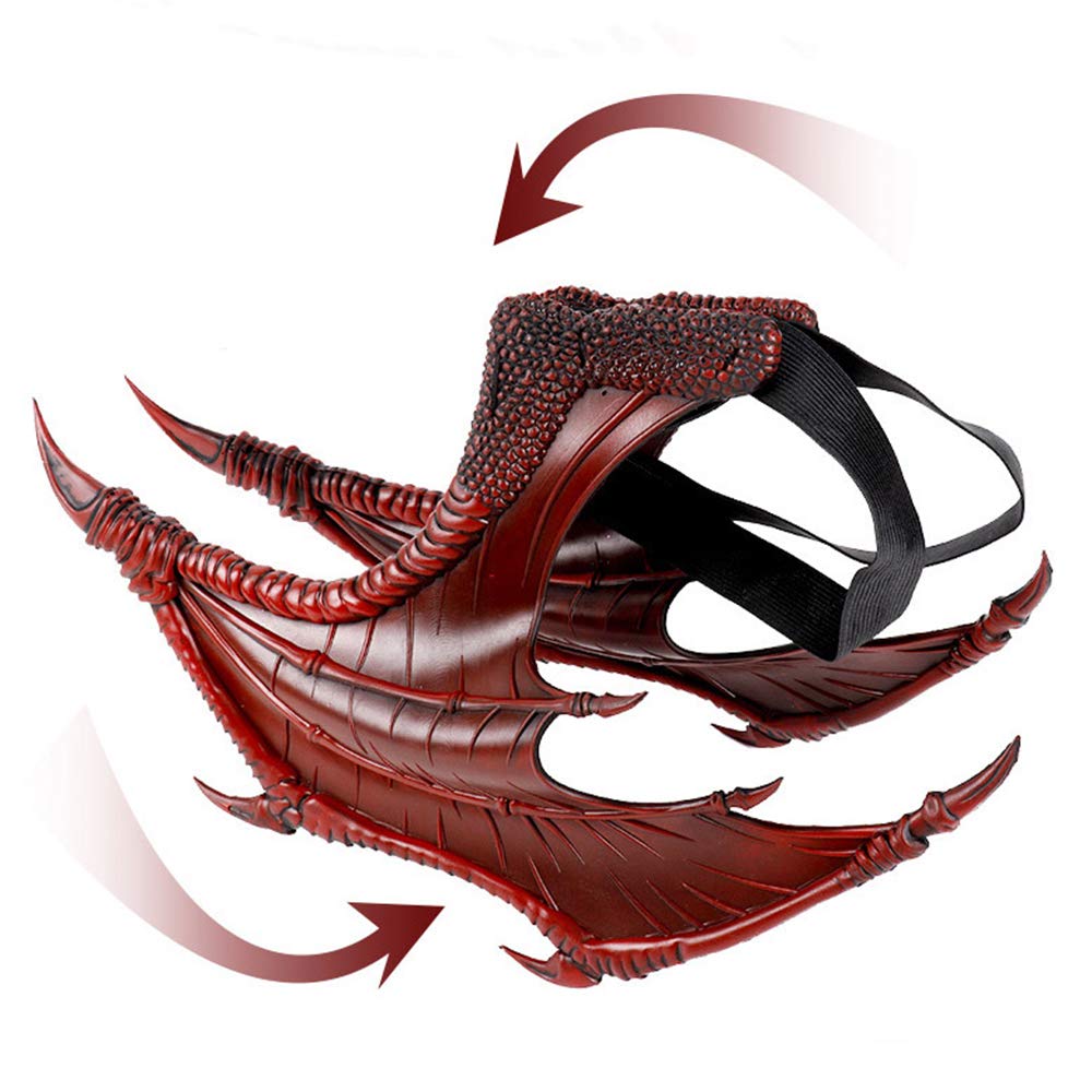 BaronHong Halloween Mardi Gras Costume - Demon Dragon Cosplay Wings for Adults (Plus Size) | Perfect for Halloween Parties, Cosplay Events & Themed Celebrations