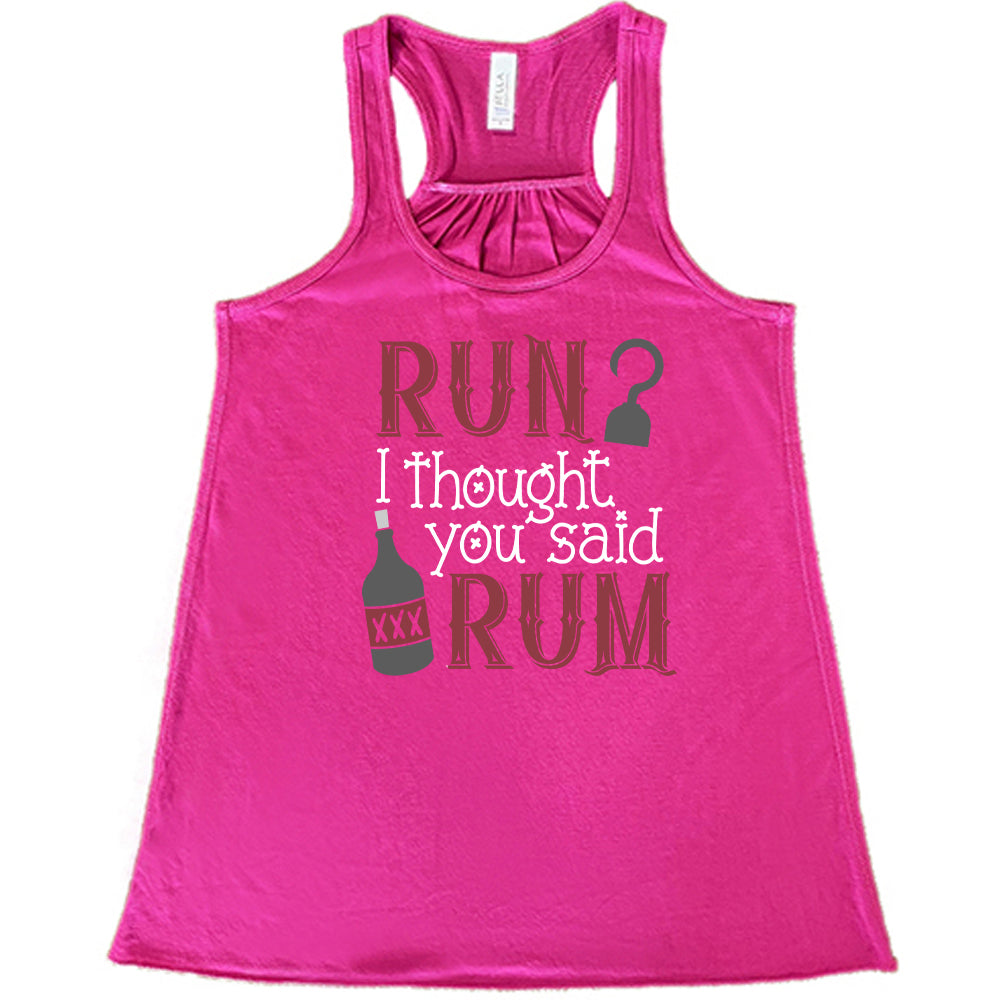 Funny Running & Rum T-Shirt - Hilarious Marathon Joke Tee for Runners & Drink Lovers - Perfect for 5K Races, Gym Workouts & Pub Nights