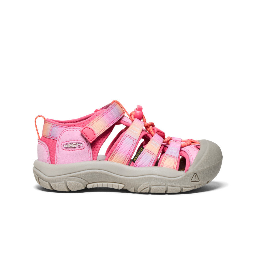 Little Kids' Newport H2 Sandals | Hot Pink/Orchid Petal | Comfortable Water Shoes for Beach, Pool & Summer Play