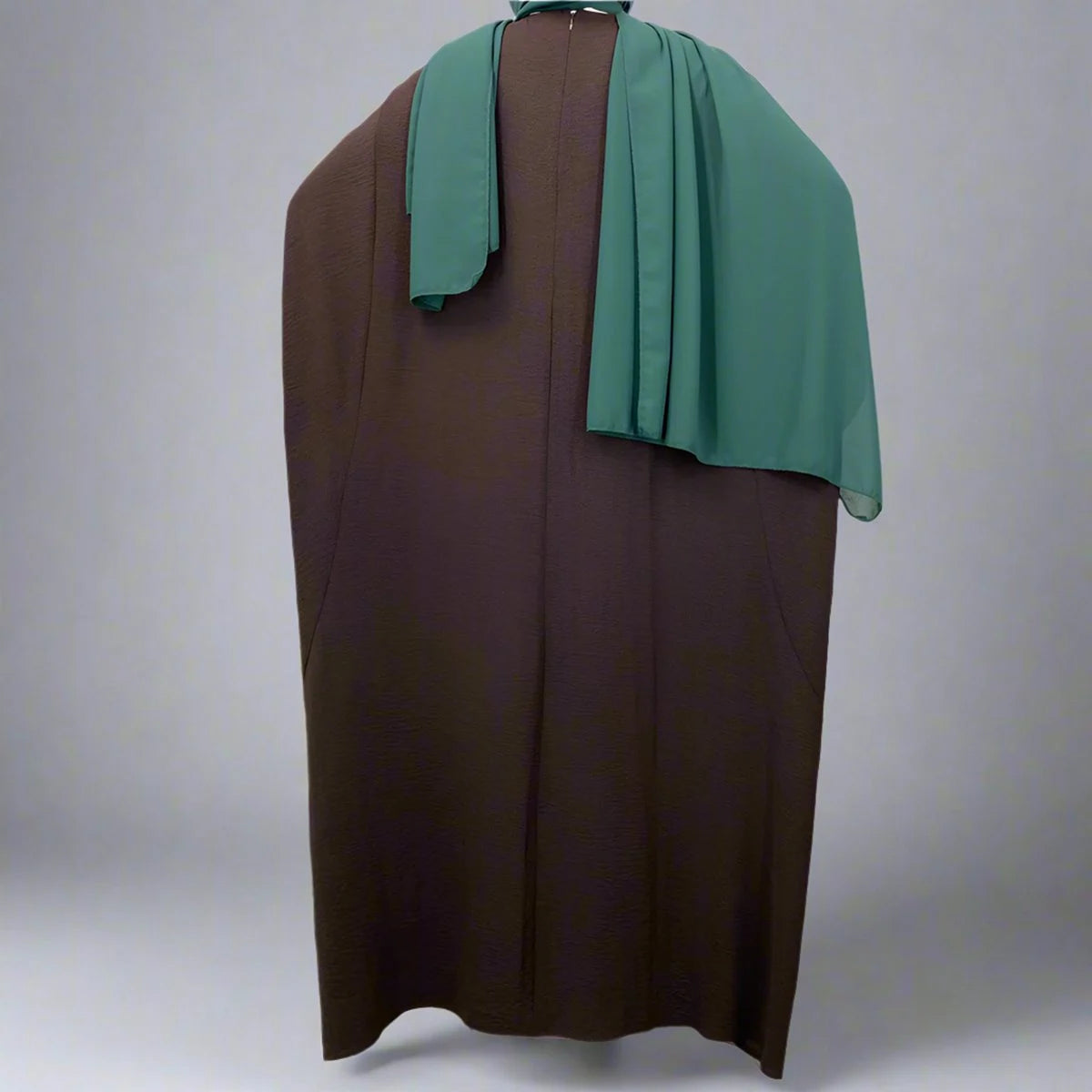 Elegant Pleated Wrinkle-Resistant Abaya Dress #256836 - Perfect for Modest Fashion, Prayer & Special Occasions
