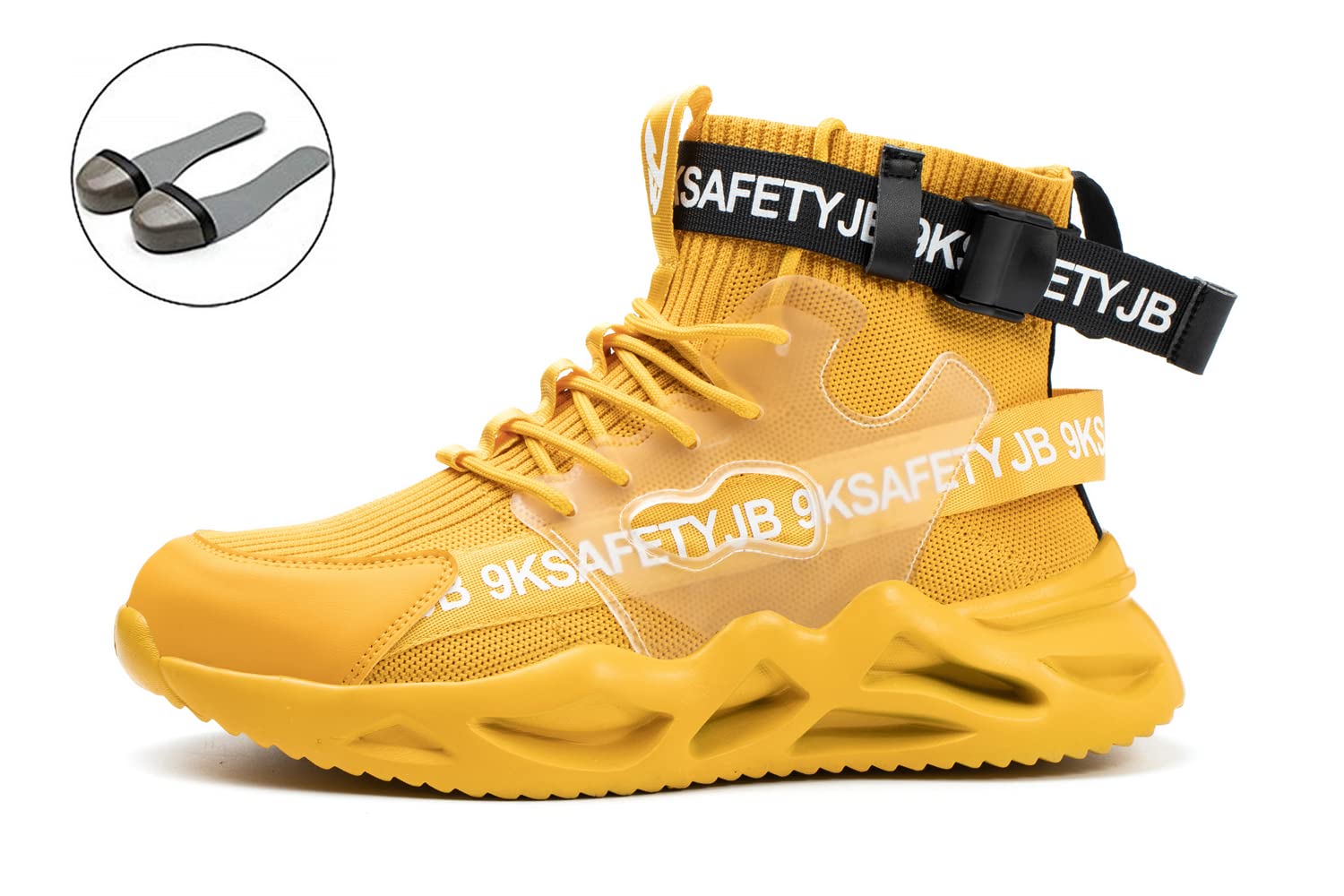 **Luolocsn Steel Toe Work Boots for Men & Women – Slip Resistant, Lightweight & Breathable Safety Shoes for Industrial & Construction Workers – Perfect for Warehouse, Factory & Outdoor Job Sites**