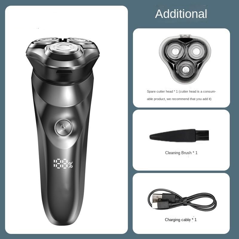 Best Electric Head Shaver for Bald Men - Waterproof Cordless Shaving Machine & Beard Trimmer - Perfect for Smooth Head Shaving & Facial Grooming at Home or Travel