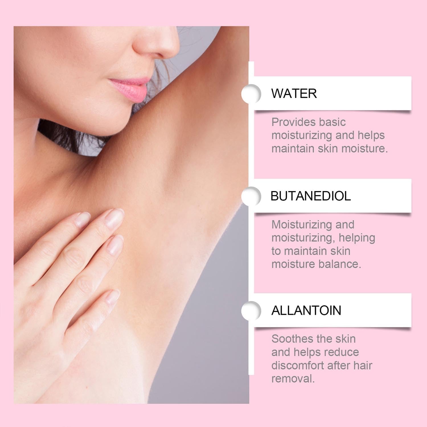 Gentle Dainty Hair Removal Spray - Moisturizing Depilatory for Legs, Armpits & Arms | Painless & Smooth Skin | Perfect for Summer, Beach & Special Occasions