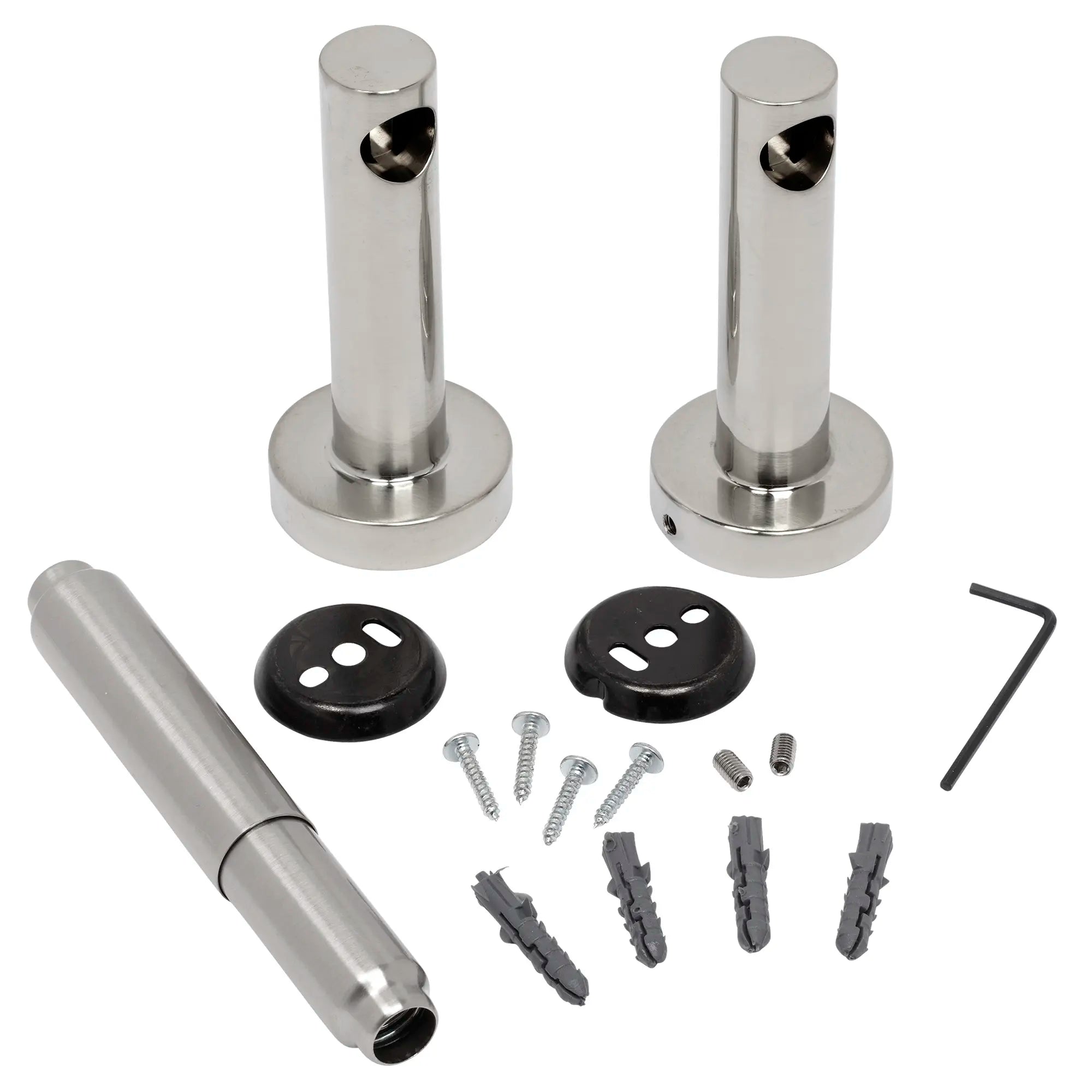 CR Series Stainless Steel Toilet Paper Holder - Rustproof Bathroom Tissue Roll Dispenser with Easy Installation for Home, Office, RV & Boat Use