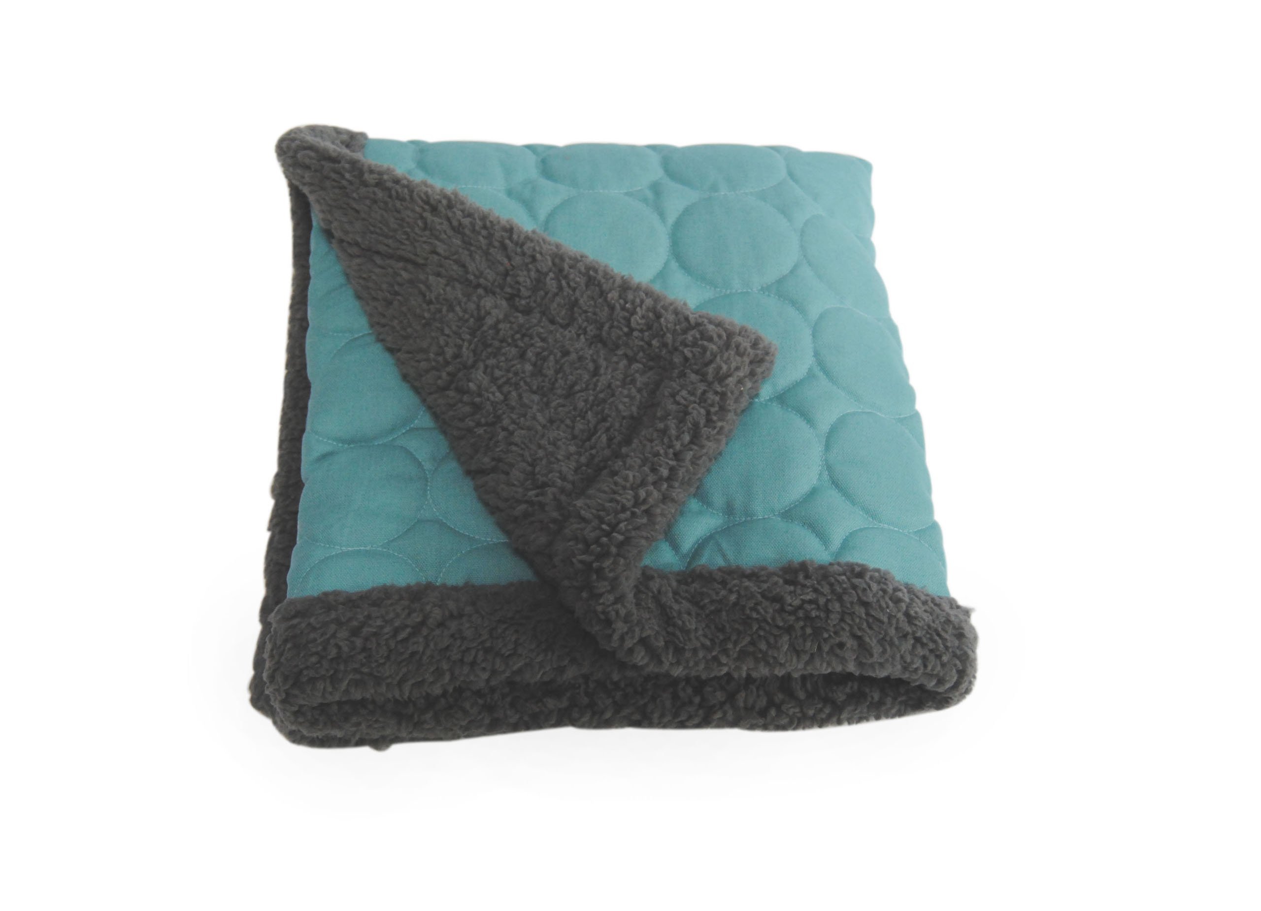 EZ Living Home Circle Quilted Throw Blanket - Soft Cozy Bedspread for Couch, Bed & Sofa - Perfect for Winter Nights, Movie Time & Home Decor