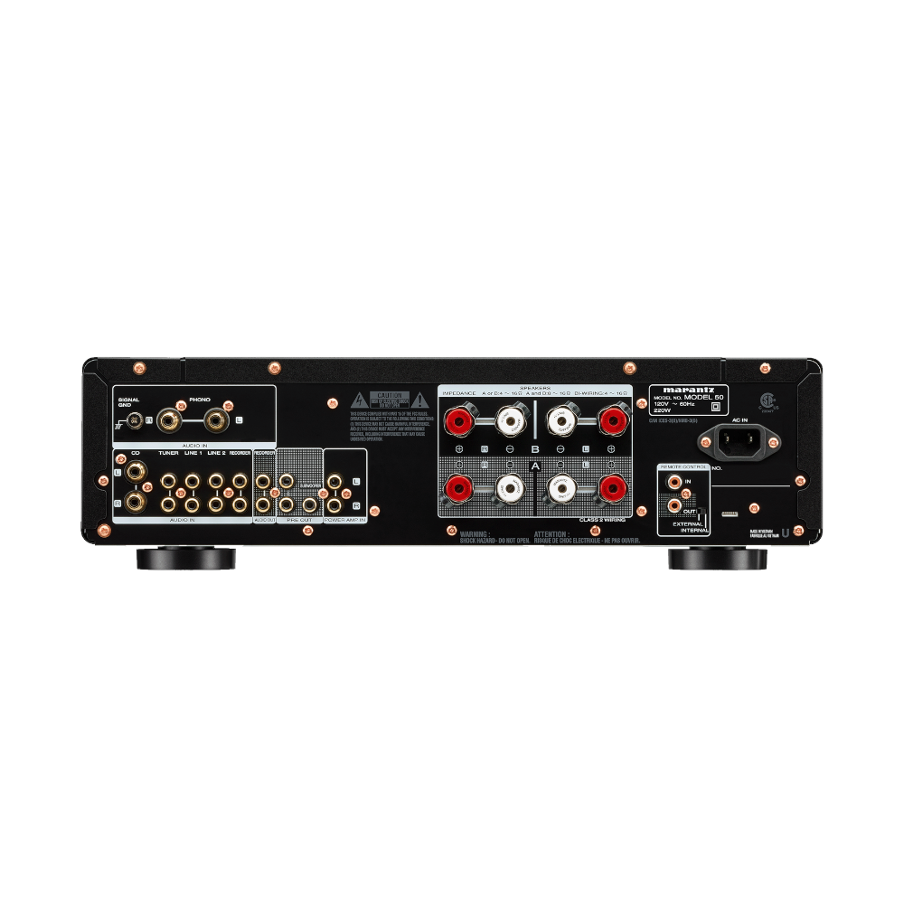 Marantz Model 50 Stereo Integrated Amplifier - Hi-Fi Audio System with Premium Sound Quality for Home Theater & Music Listening