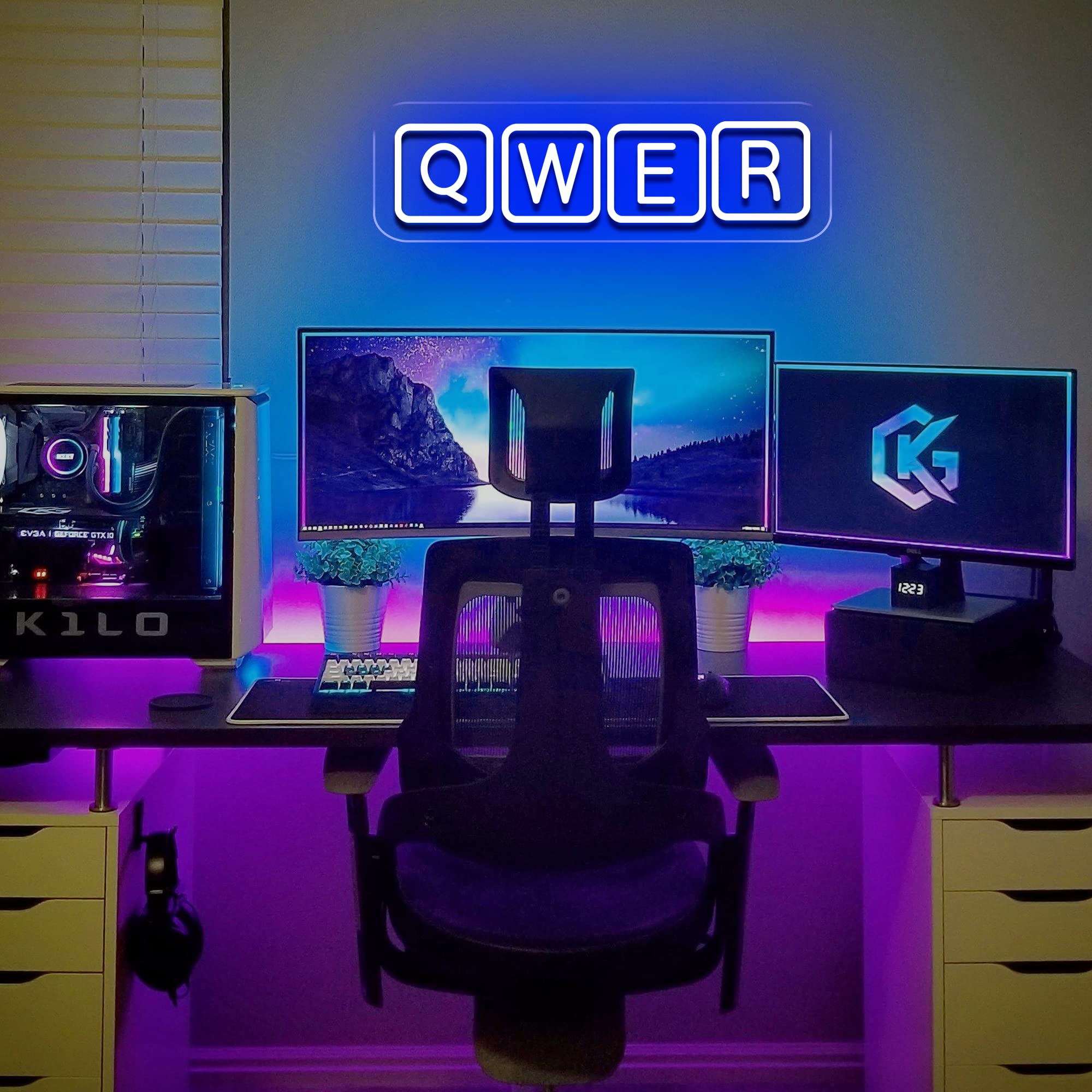 ON AIR PLAY Neon Sign - Let's Play LED Light for Gaming Room, Streaming Studio & Man Cave Decor - Perfect for Twitch Streamers, YouTubers & Gamers