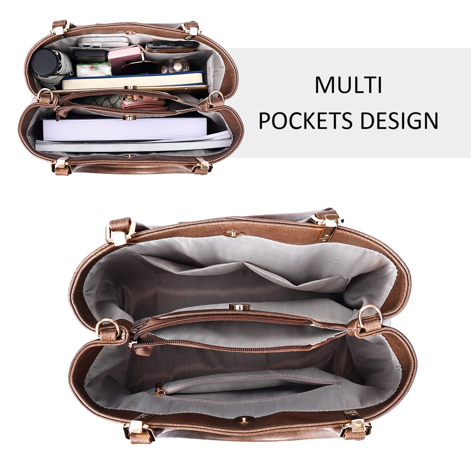 Stylish KouLi Buir Hobo Bags for Women - Large PU Leather Shoulder Purses, Crossbody Handbags & Top Handle Tote - Perfect for Work, Travel & Everyday Use